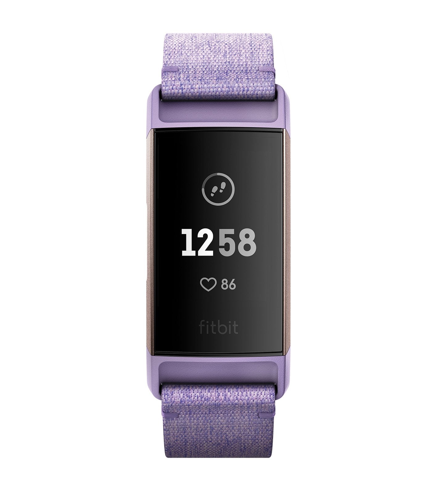 charge 3 se lavender woven with rose gold aluminum