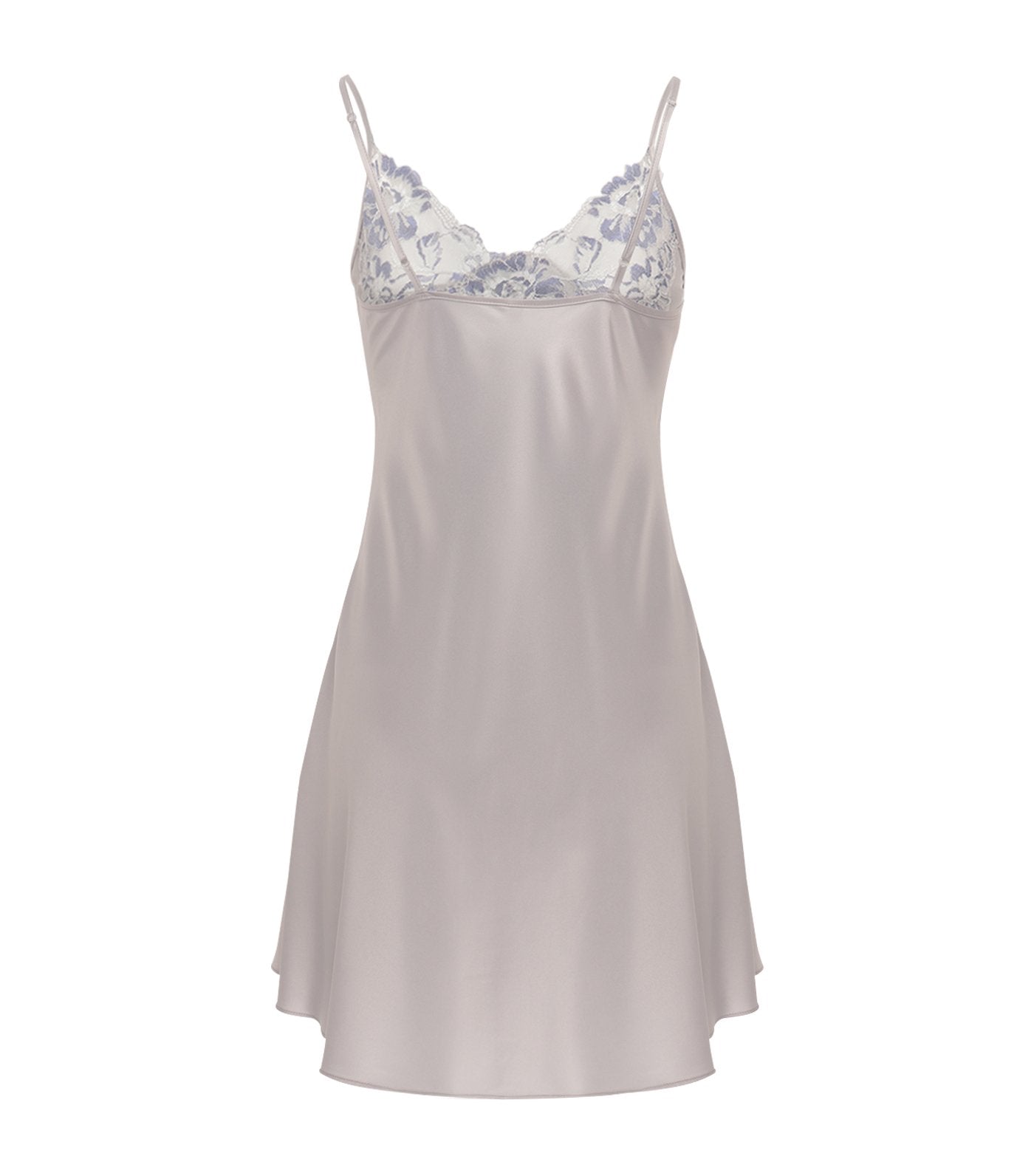 luna loungewear & sleepwear ann marie robe lingerie set gray