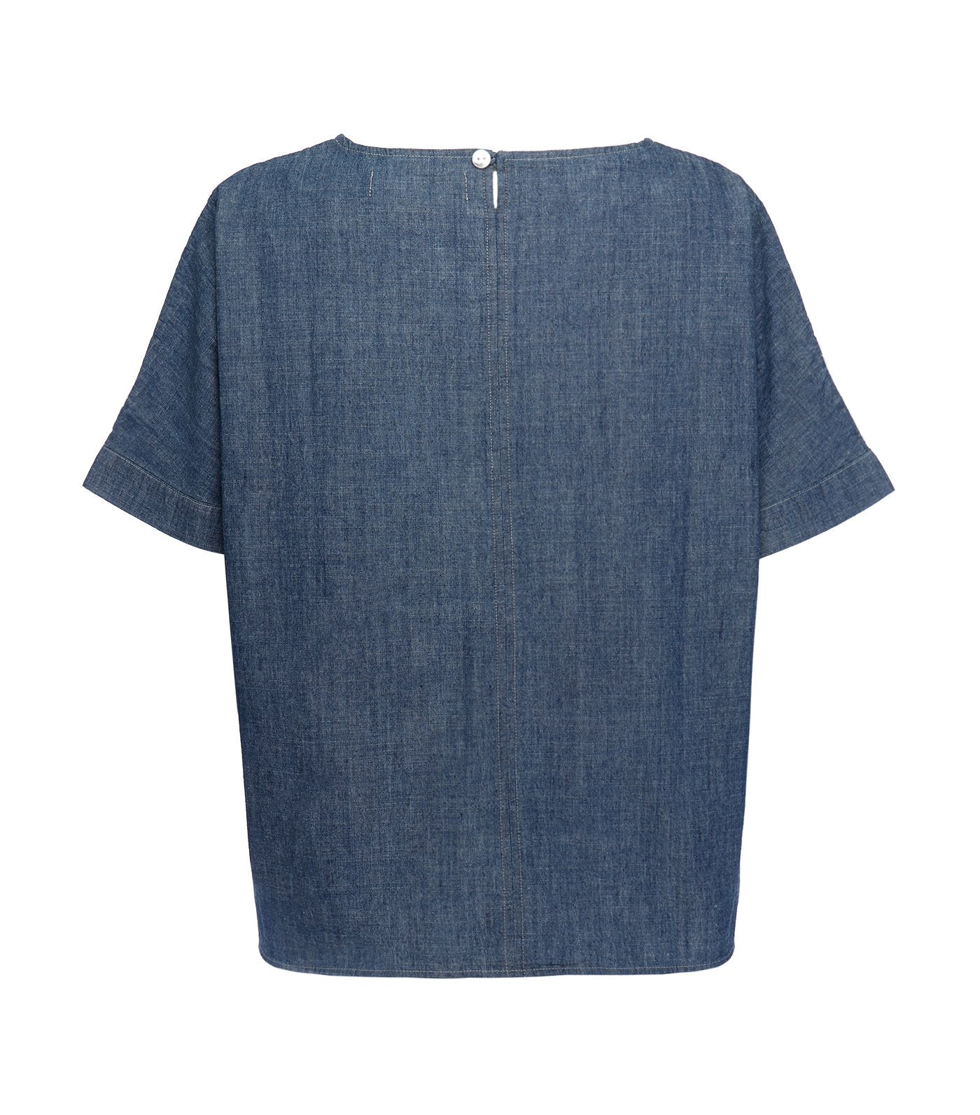 lady rustan demi denim blouse