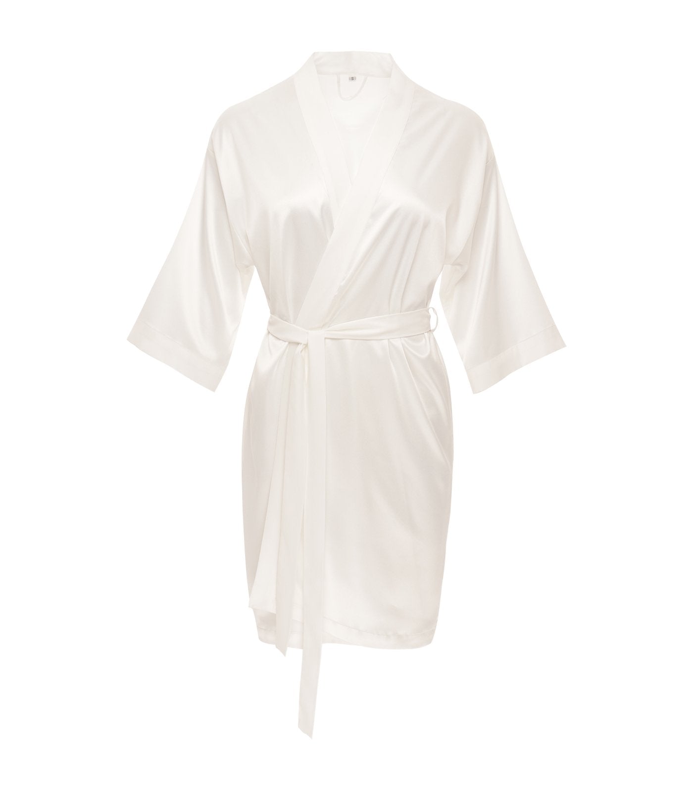 luna loungewear & sleepwear ann marie robe lingerie set white