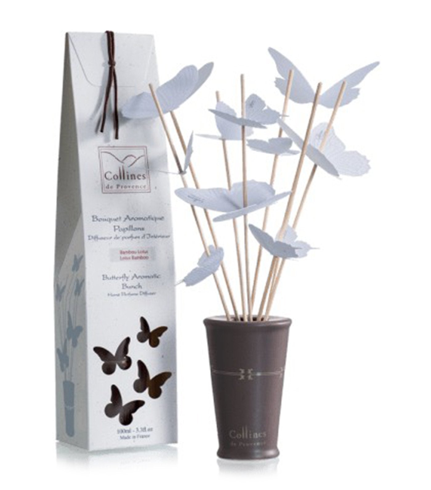collines de provence aromatic bunch butterfly white 100ml