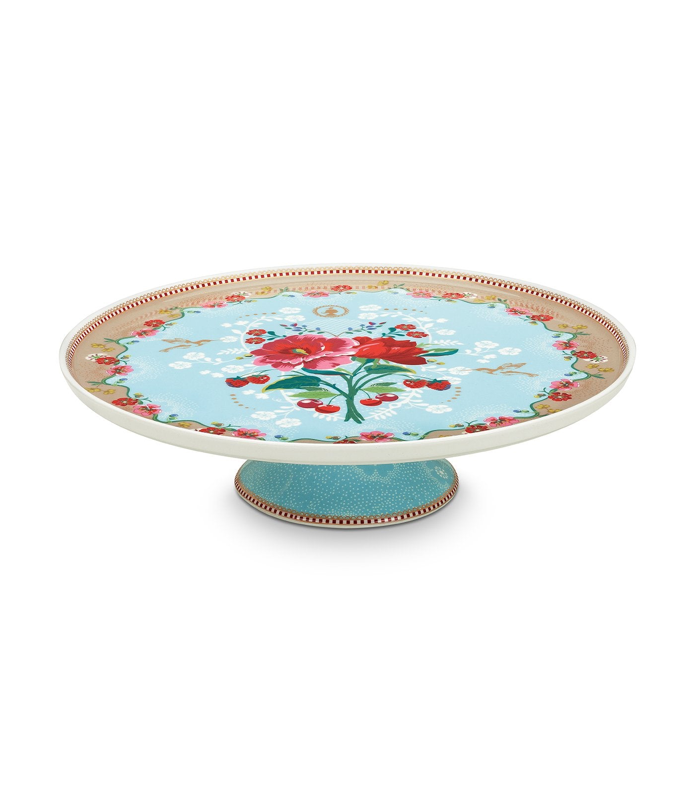 pip studio rose blue cake tray- 30.5 CM