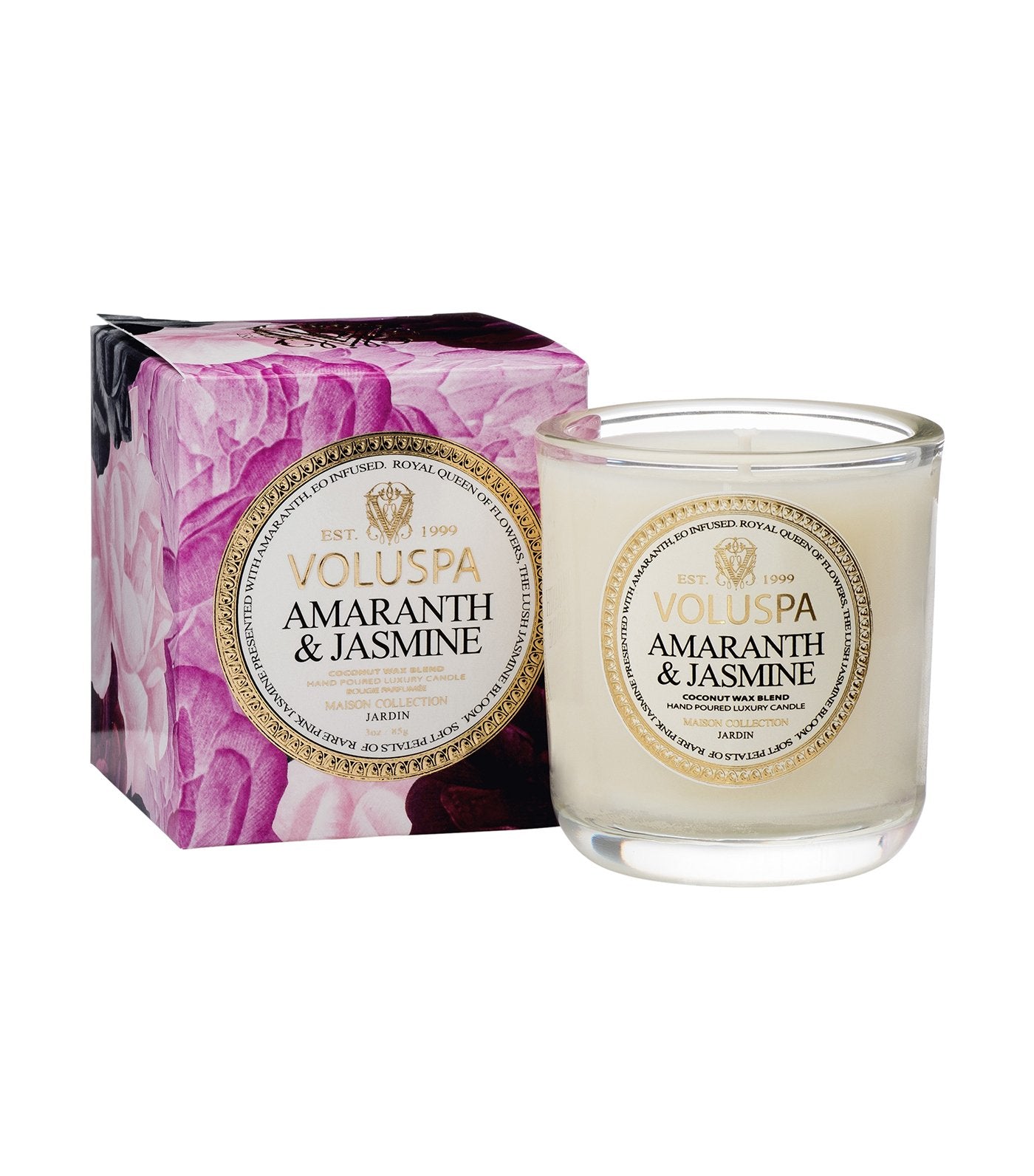 voluspa amaranth & jasmine classic maison votive