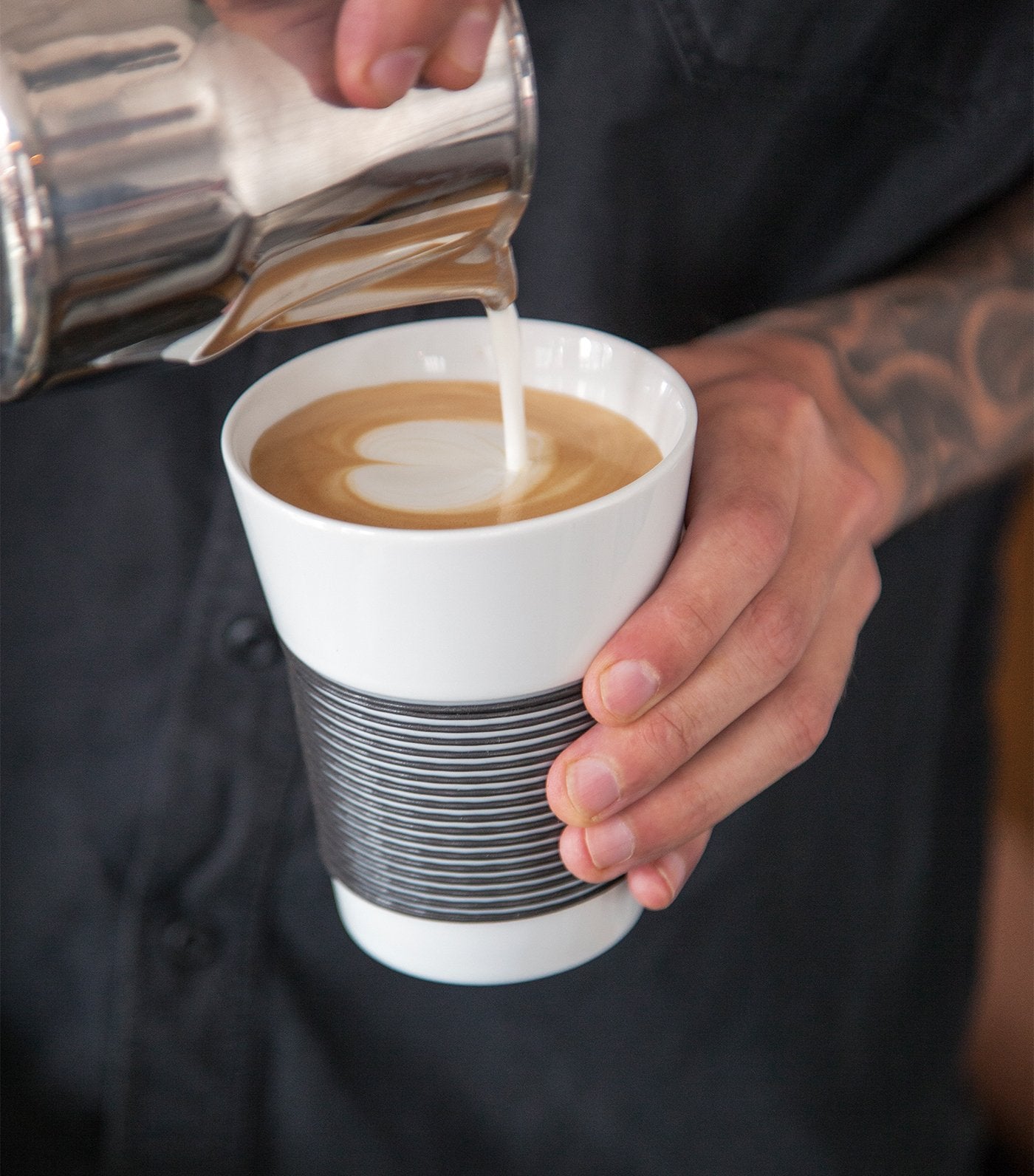 kahla cupit magic grip anthracite mug 0.35 liters