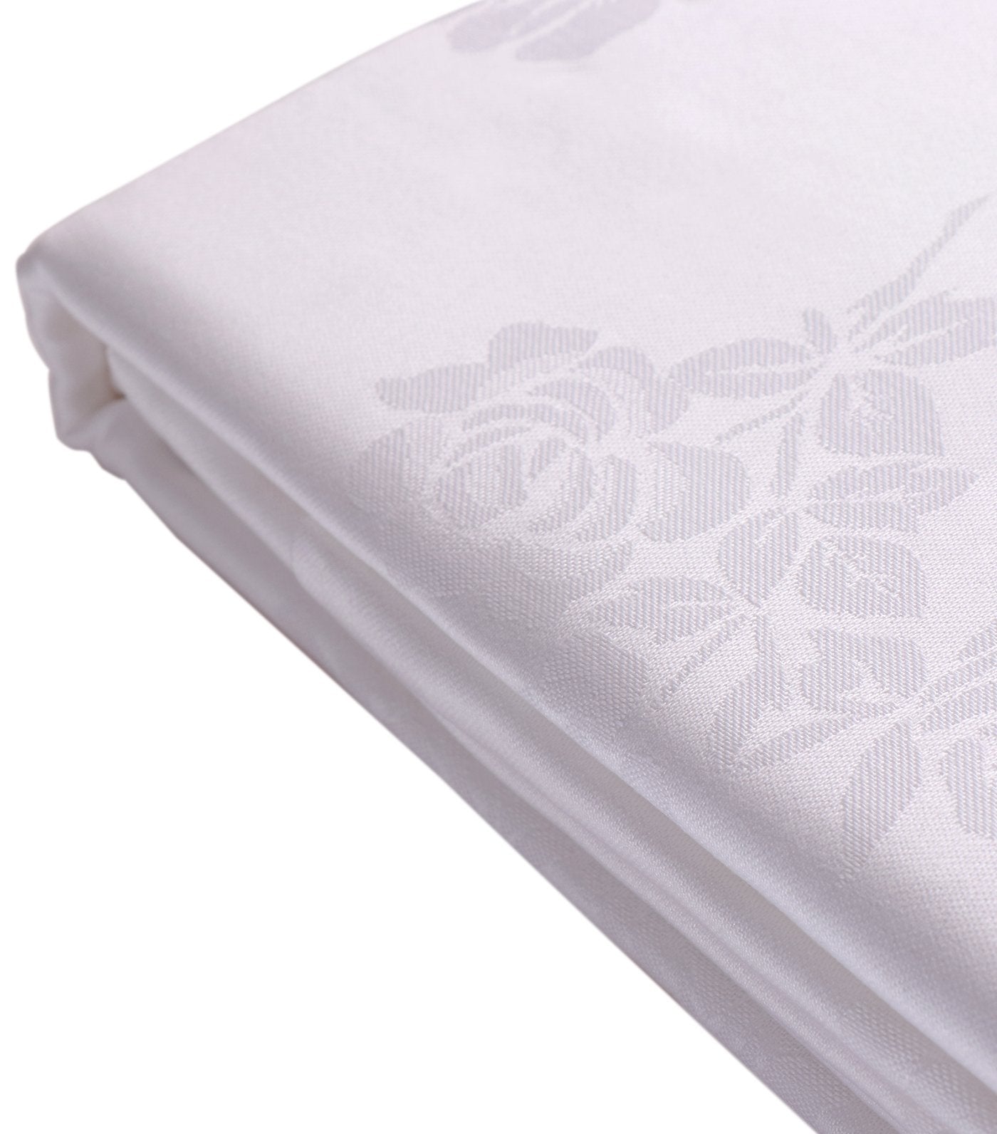 rustans home damask white tablecloth