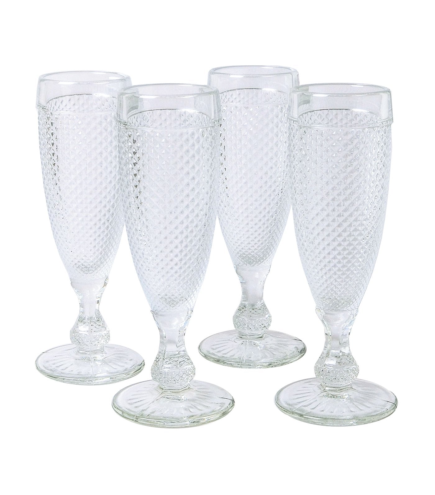 vista alegre bicos incolor set with 4 flutes