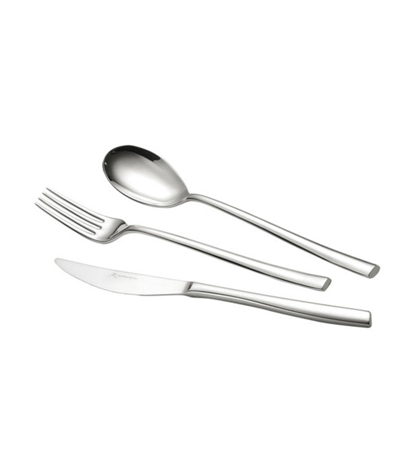 EME 24-Piece Celine 18/10 Acciaio Flatware Set in Wooden Canteen Box