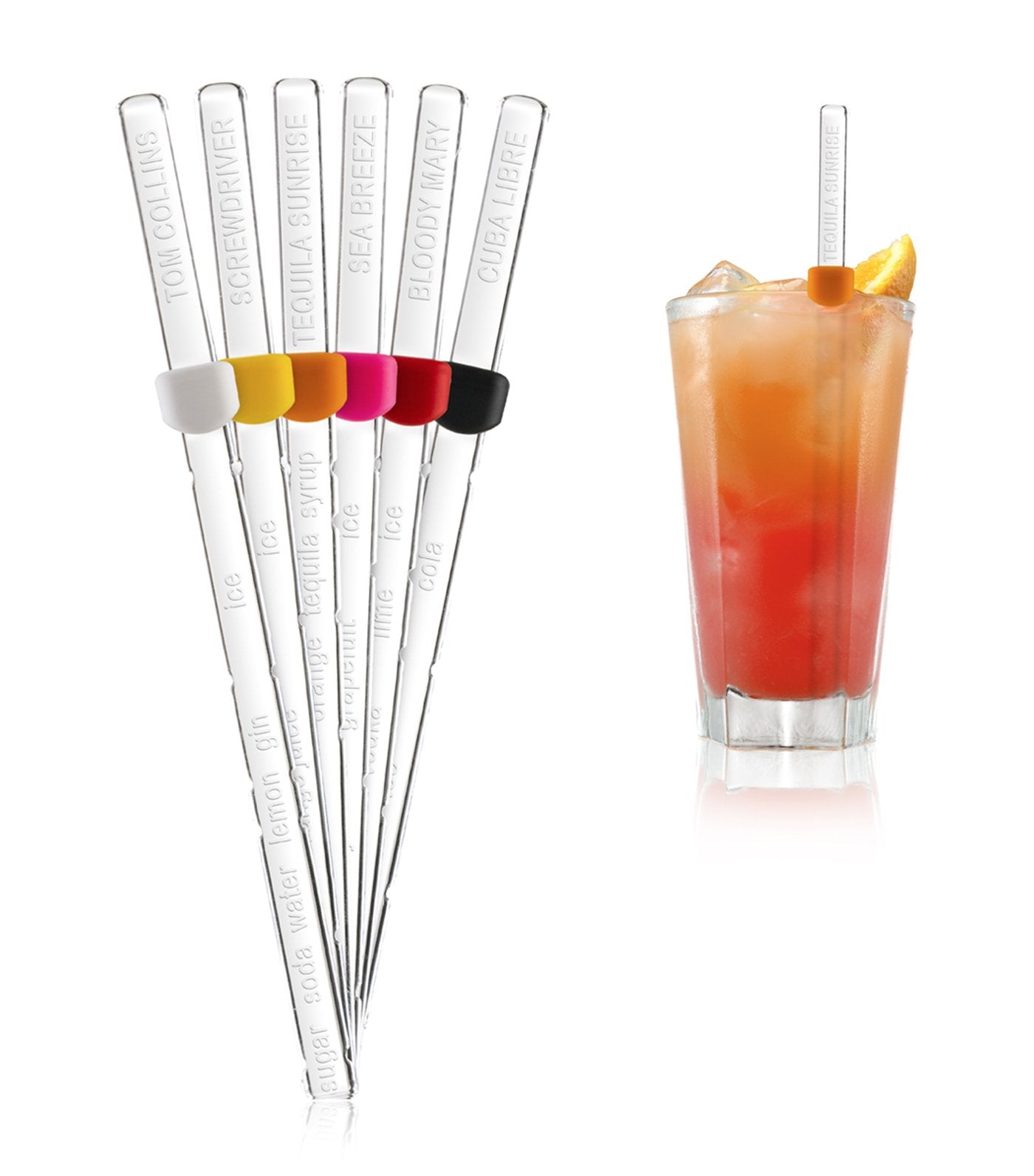 vacu vin recipe sticks cocktail set