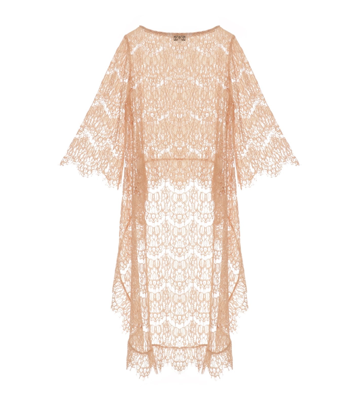 criselda celine longback lace top gold