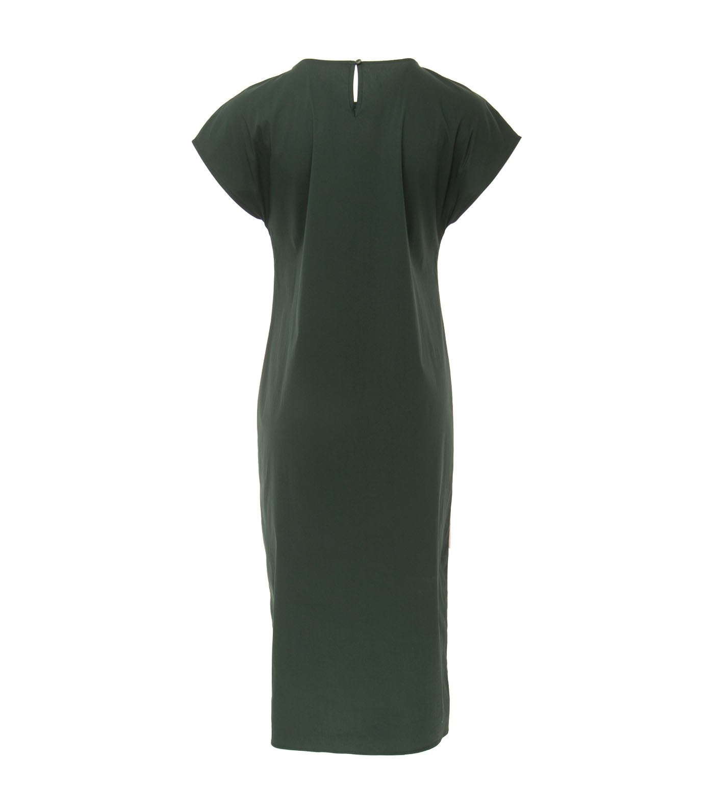 ricardo preto women balsam color block shift dress green and pink