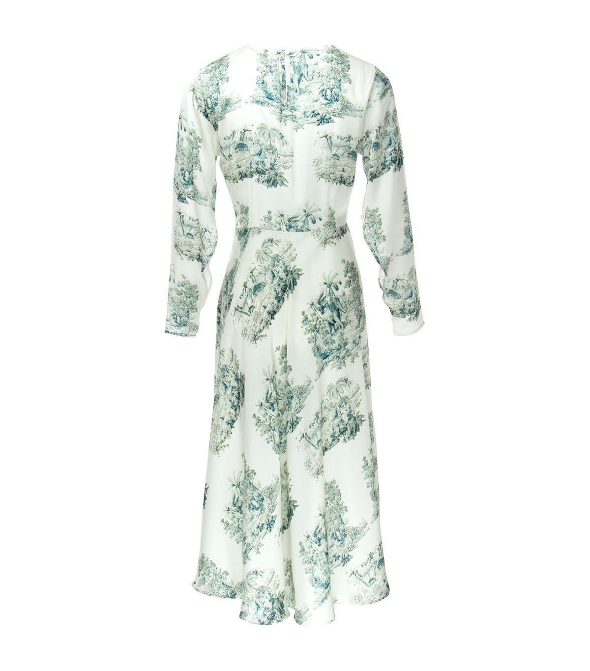 ricardo preto women petunia long sleeve dress green