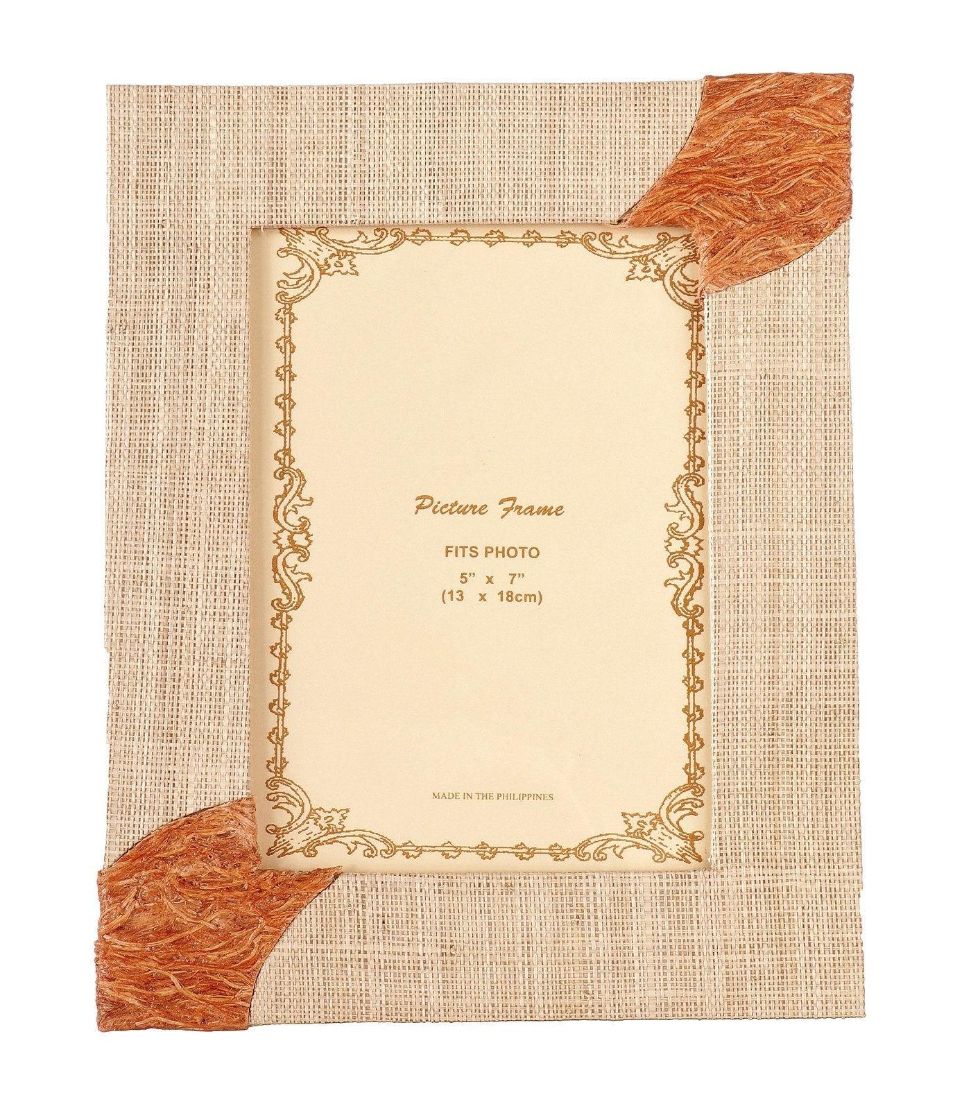 rustan's filipiniana our very own 4 x 6 gugo/raffia picture frame