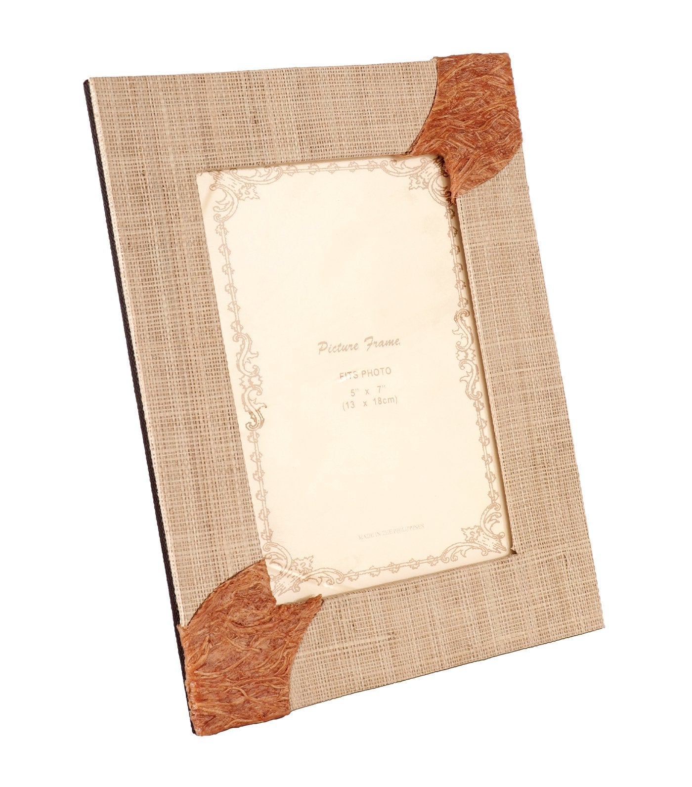 rustan's filipiniana our very own 8 x 10 gugo/raffia picture frame