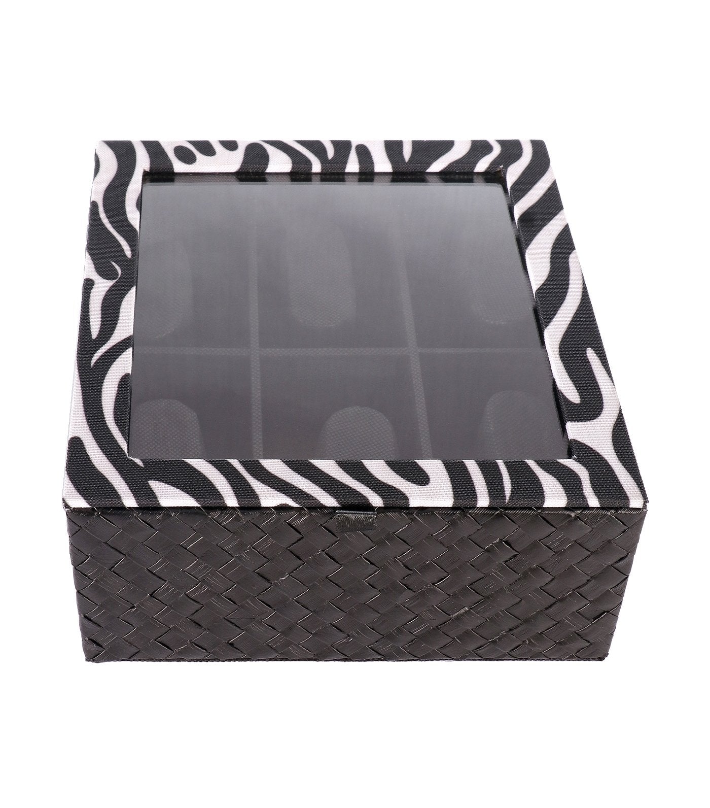 rustan's filipiniana our very own black banig watchbox with six compartments