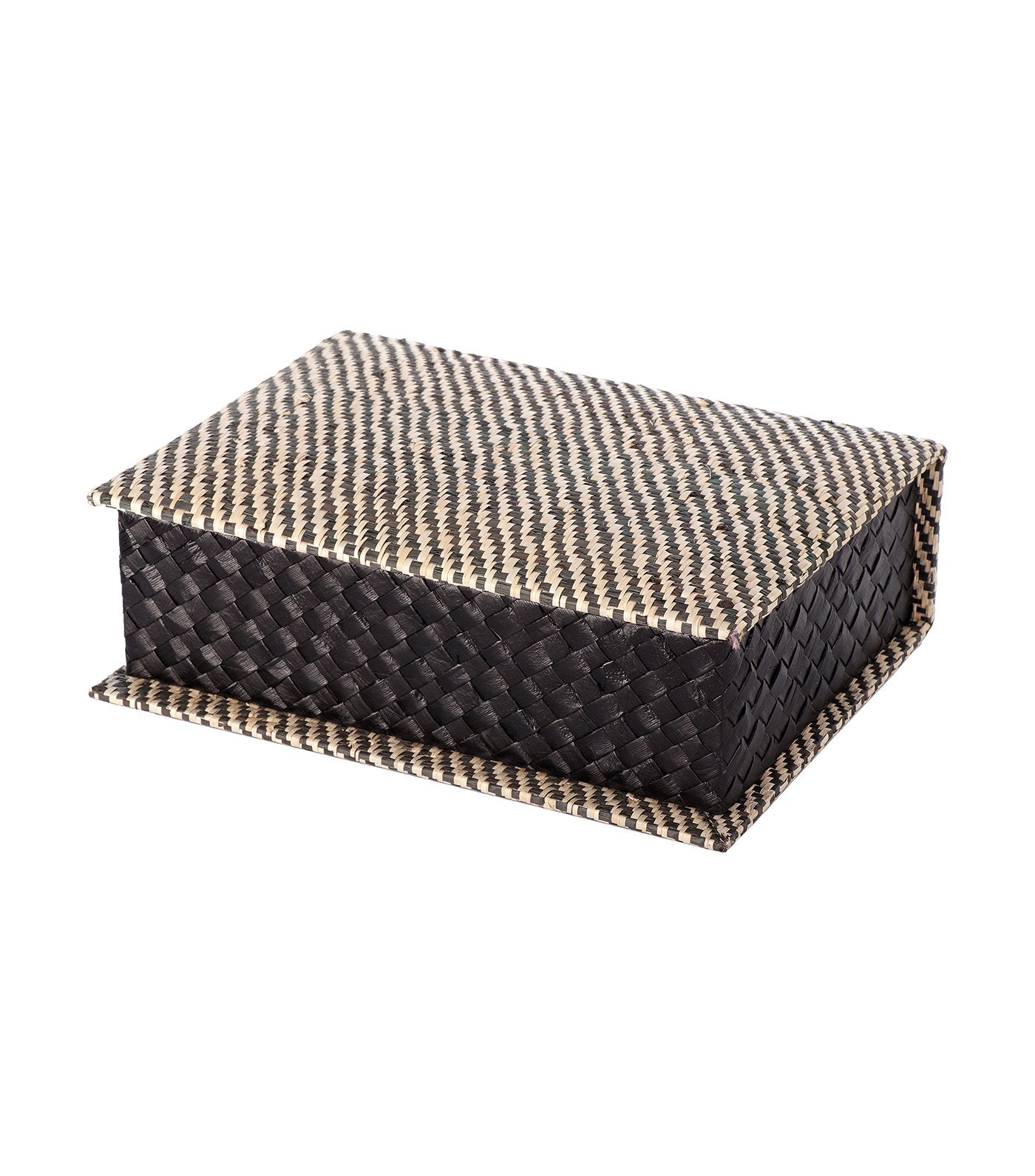 rustan's filipiniana our very own big diagonal raffia black jewelry box