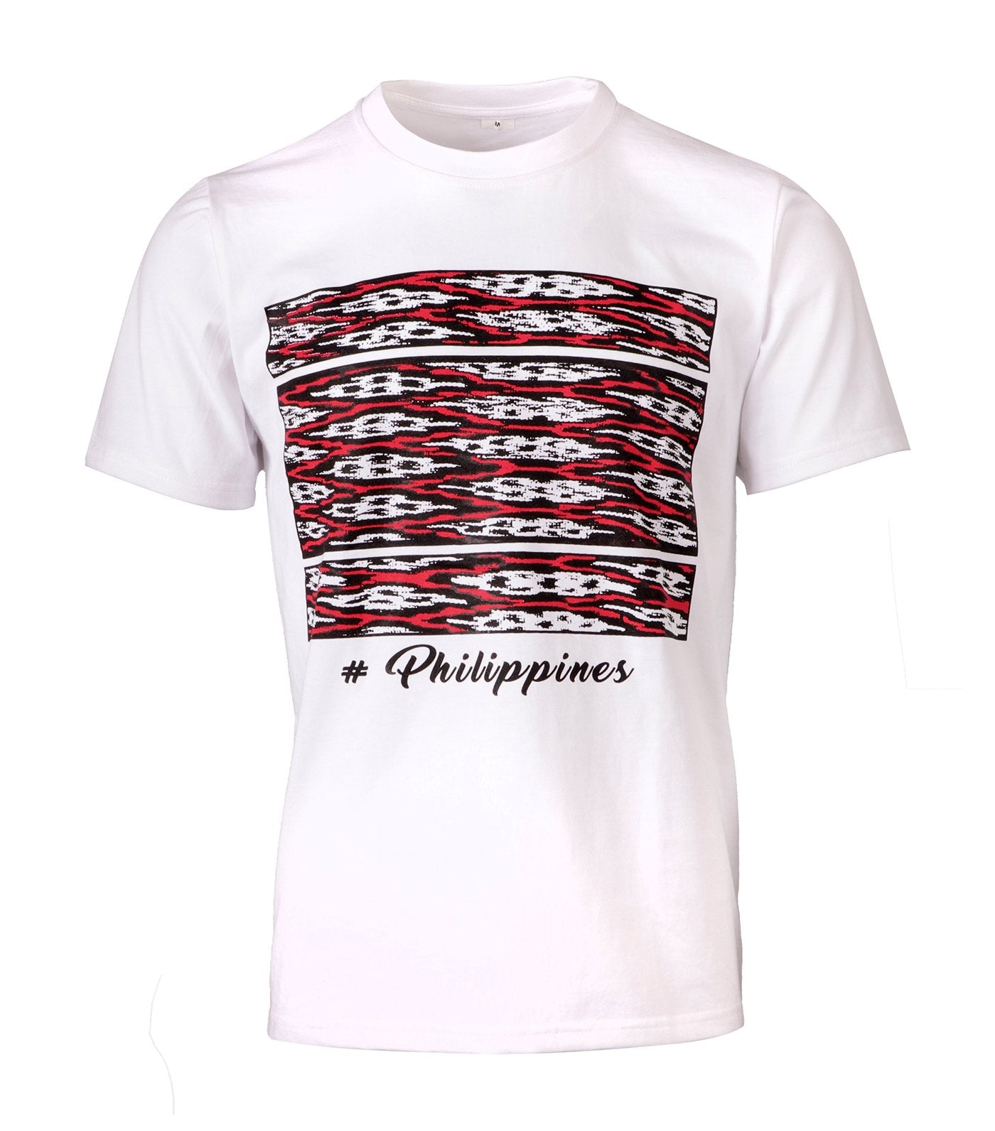 rustan's filipiniana our very own multi t'nalak white t-shirt