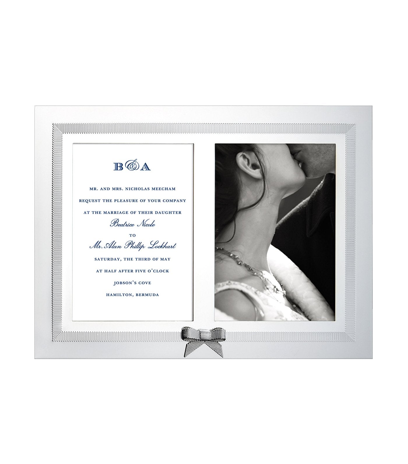 kate spade new york grace avenue double invitation frame