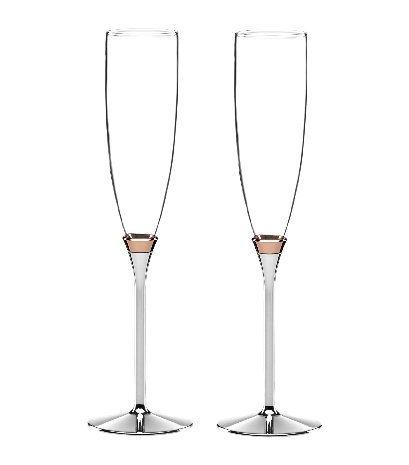 kate spade new york rosy glow toasting flute pair