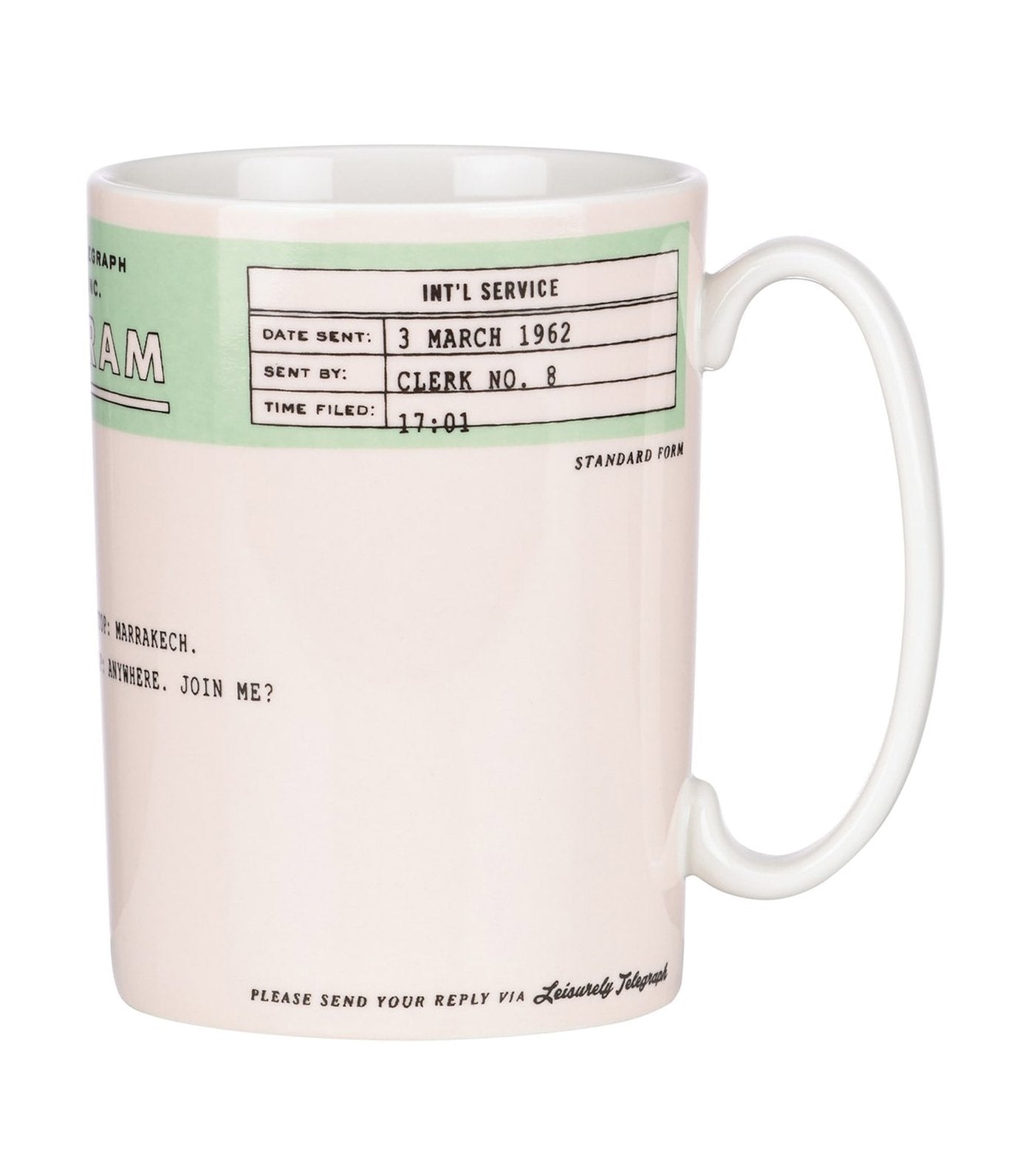 kate spade new york snap happy telegram mug