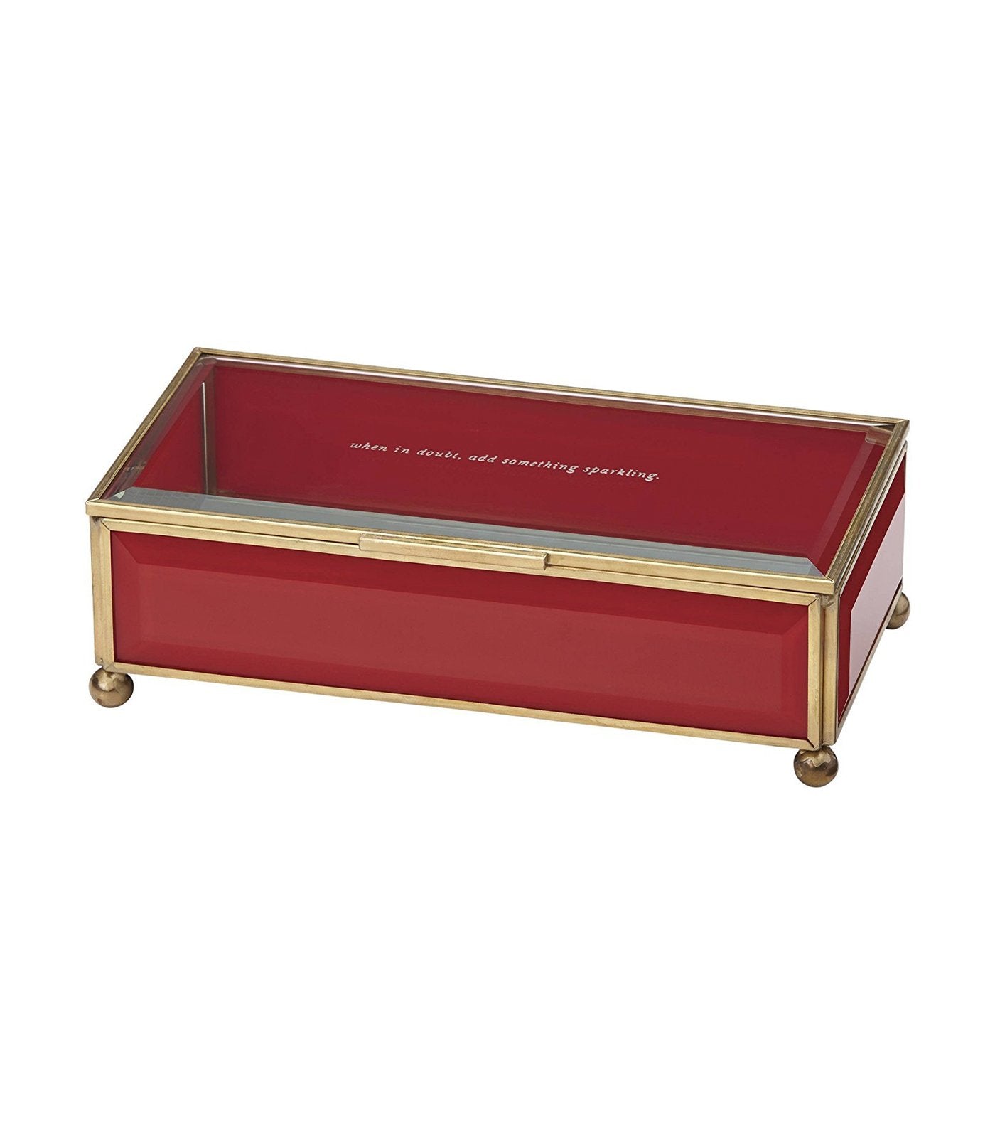 kate spade new york out of the box red jewelry box