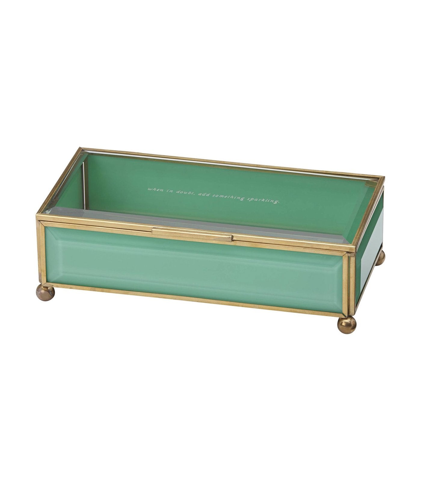 kate spade new york out of the box turquoise jewelry box
