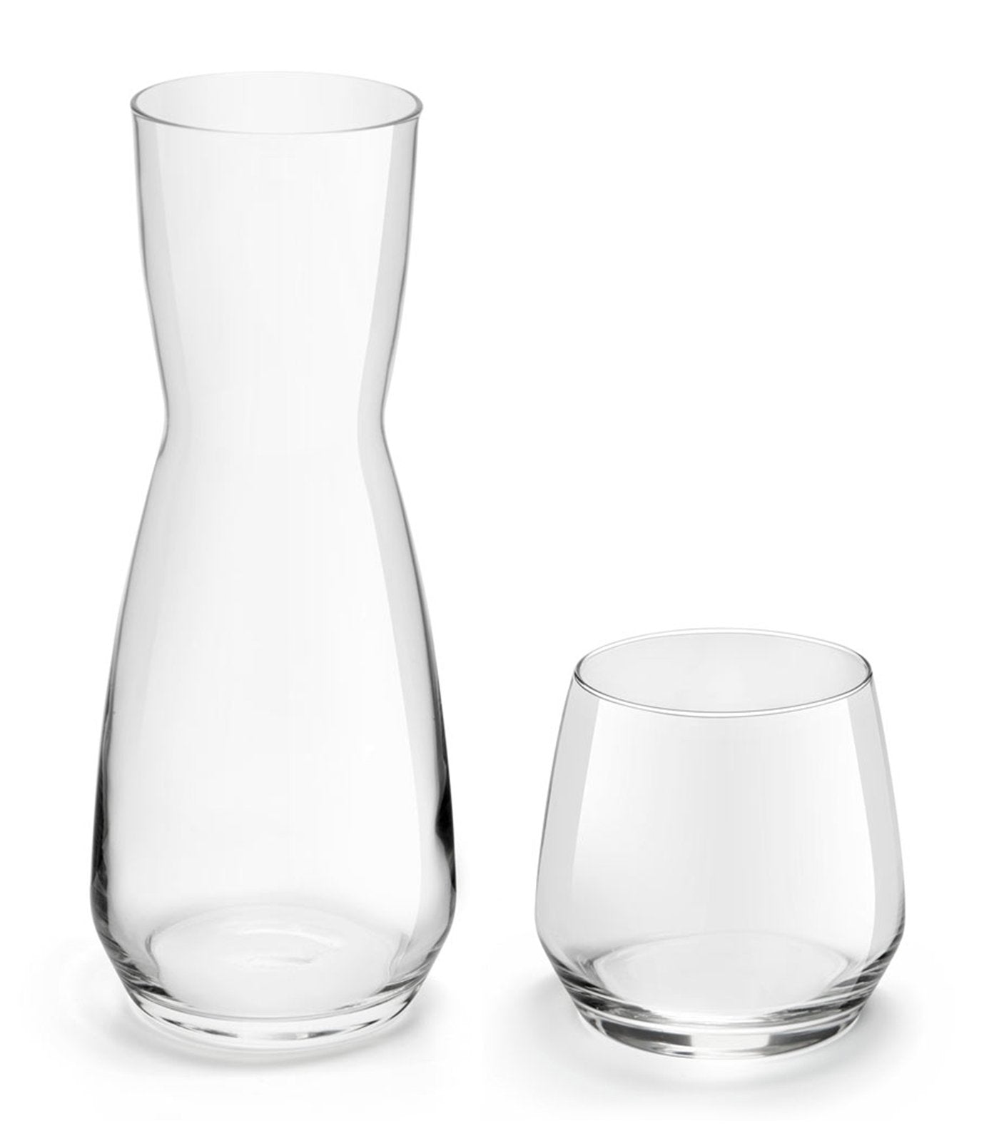 royal leerdam vitality set of four tumblers and one carafe