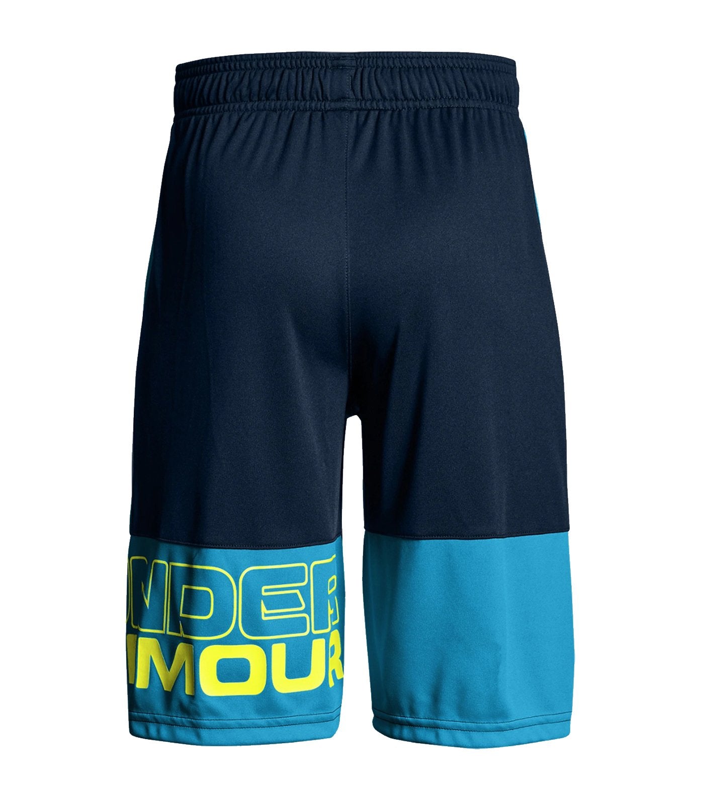 under armour blue boys stunt training shorts