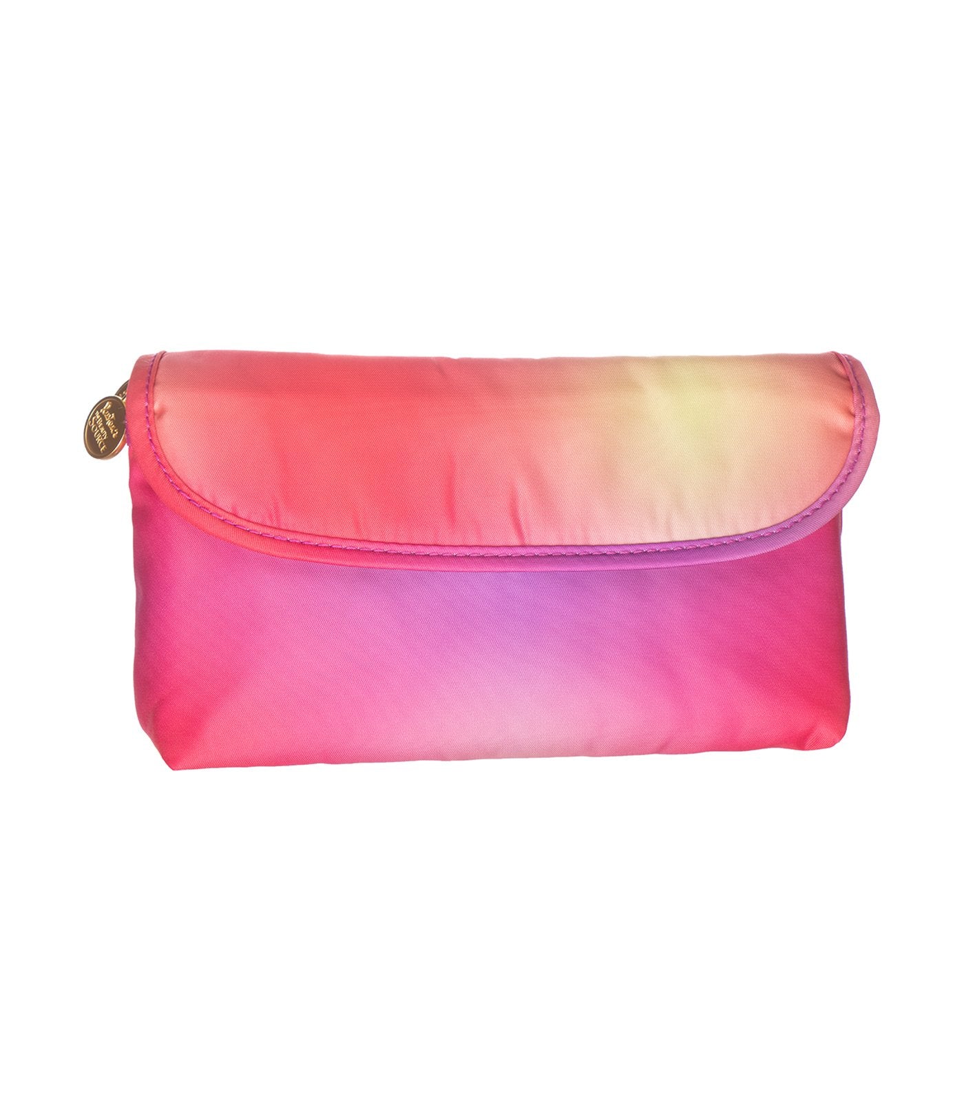 beauty essentials doublezip folderover pouch