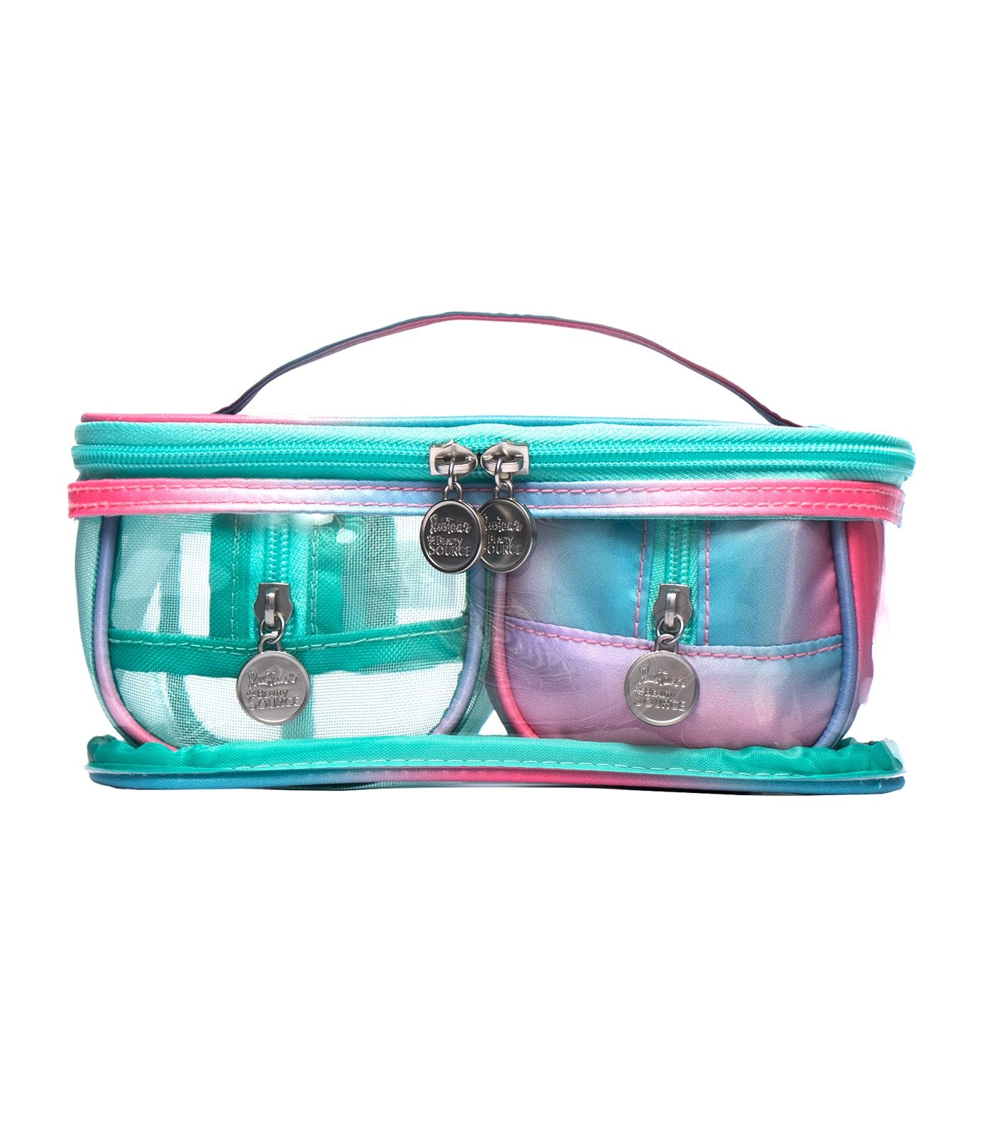 beauty essentials gradient traincase with purses