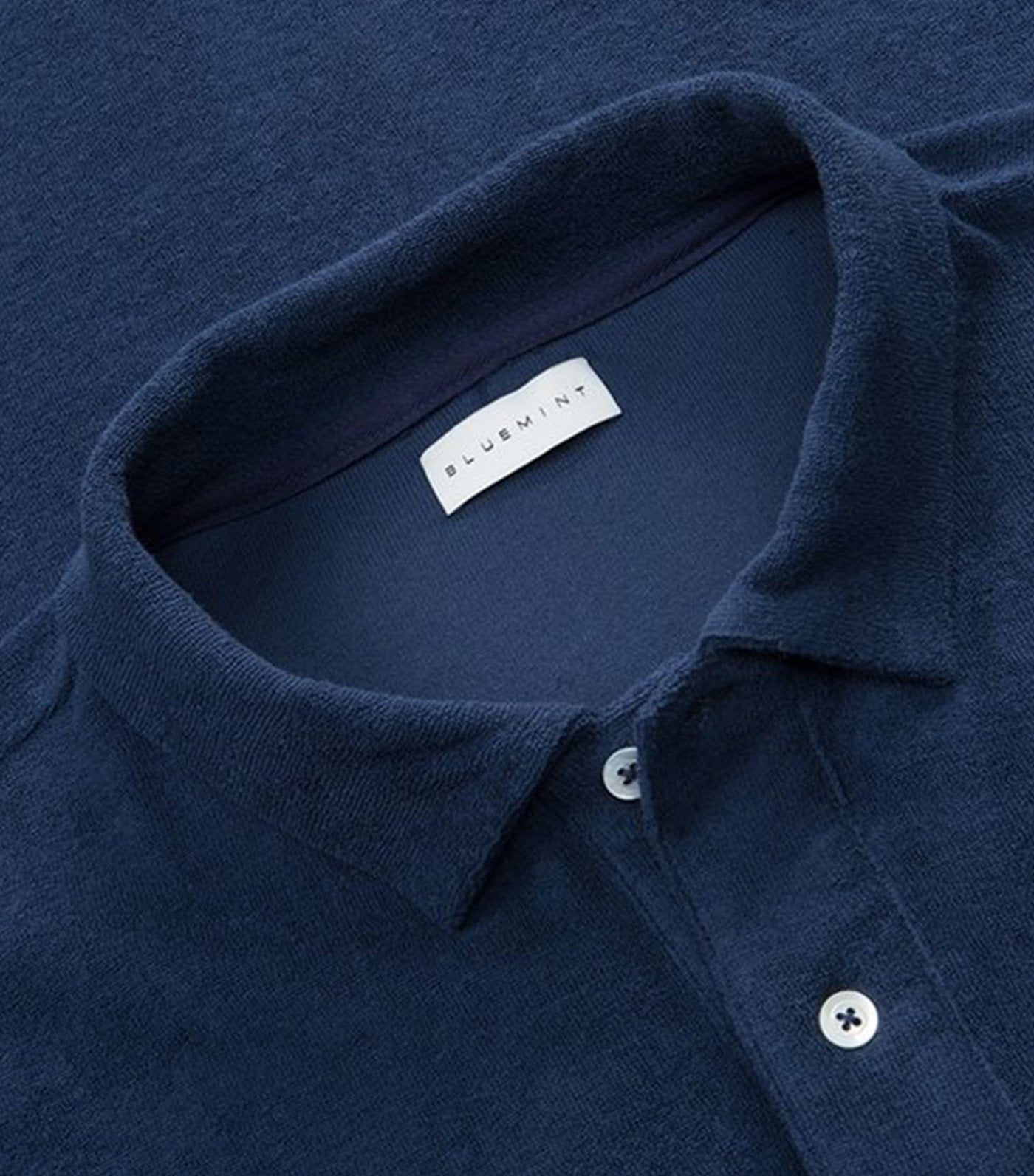 Yam Terry Polo Shirt - Dark Navy