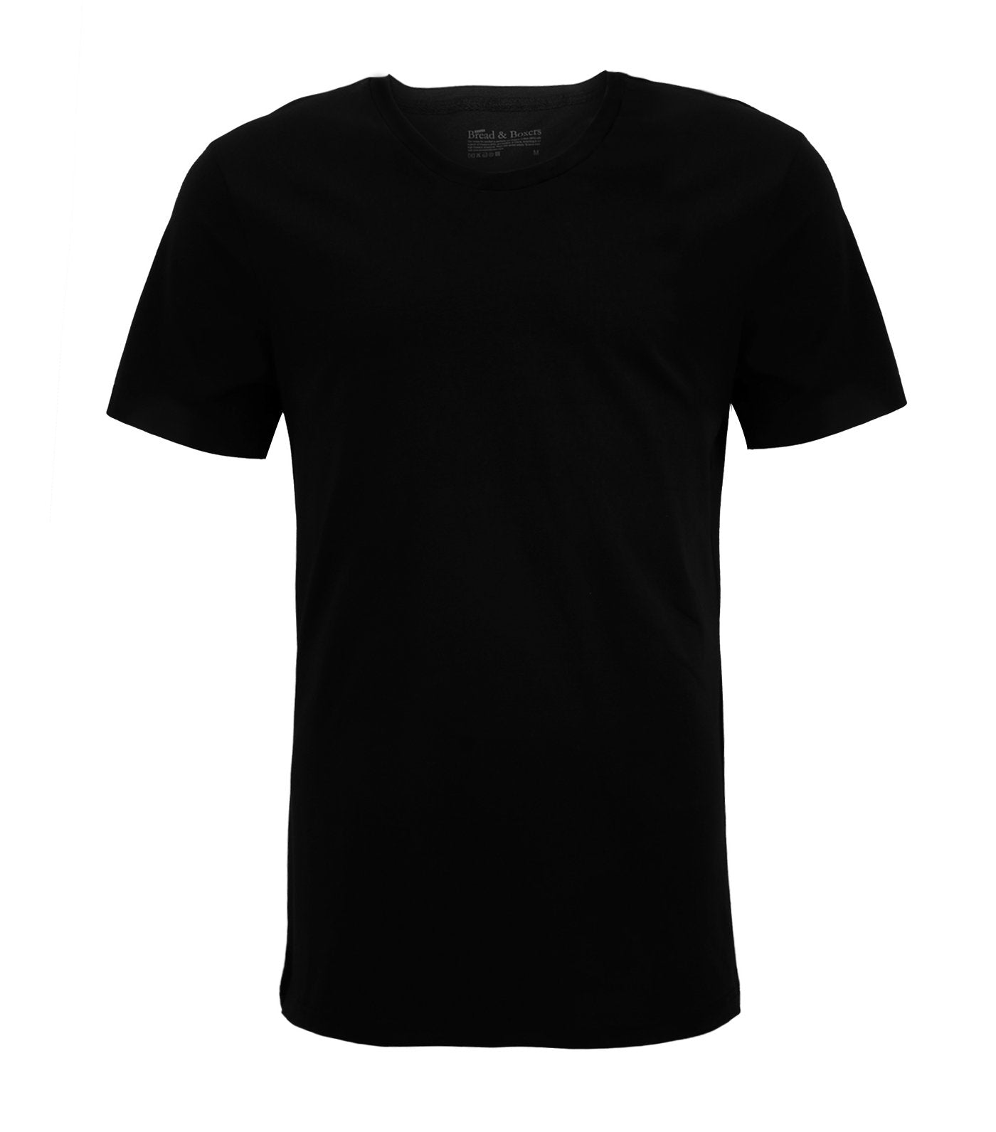 bread & boxers black crew-neck t-shirt