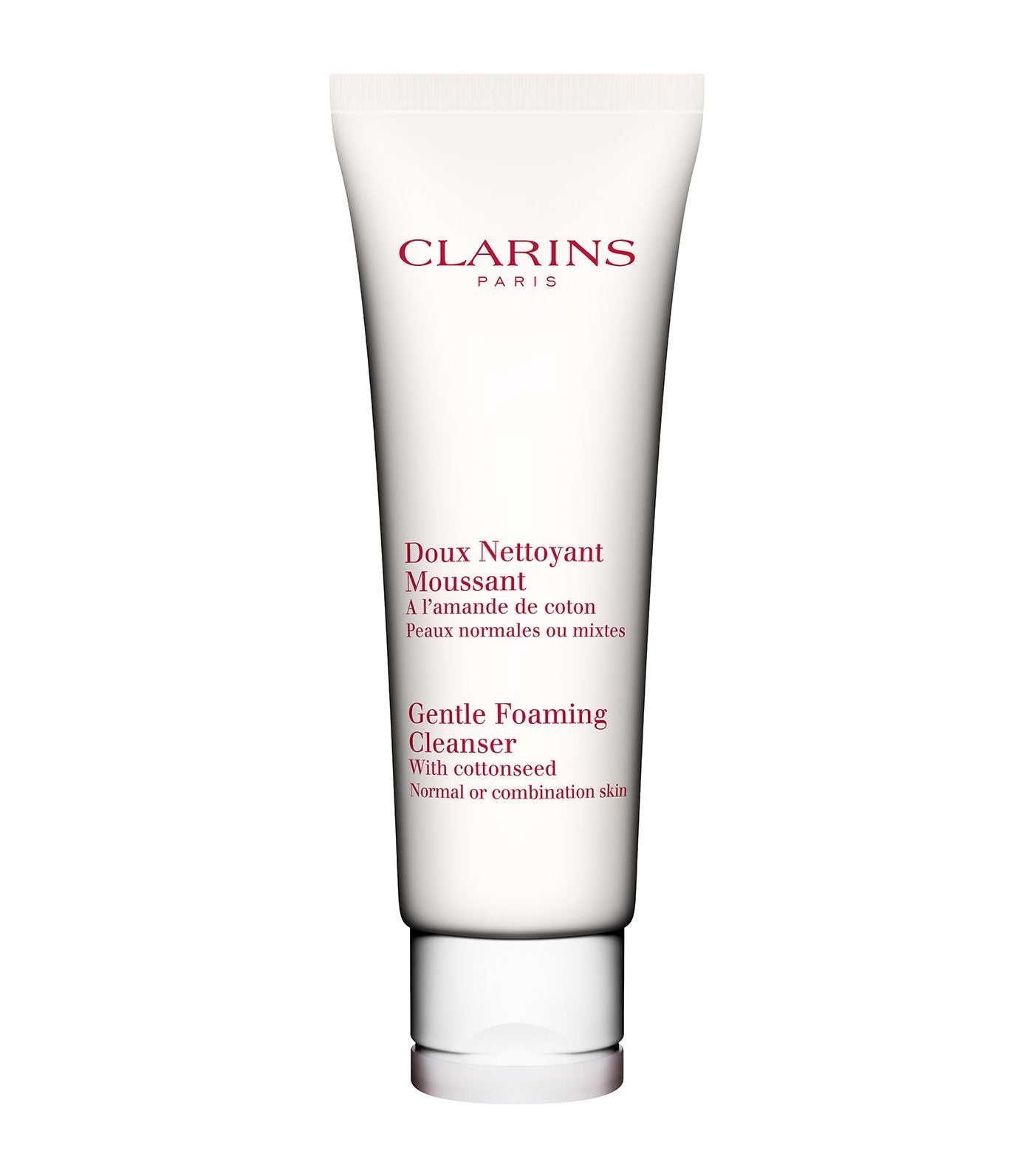 clarins gentle foaming cleanser with cottonseed normal/combination skin