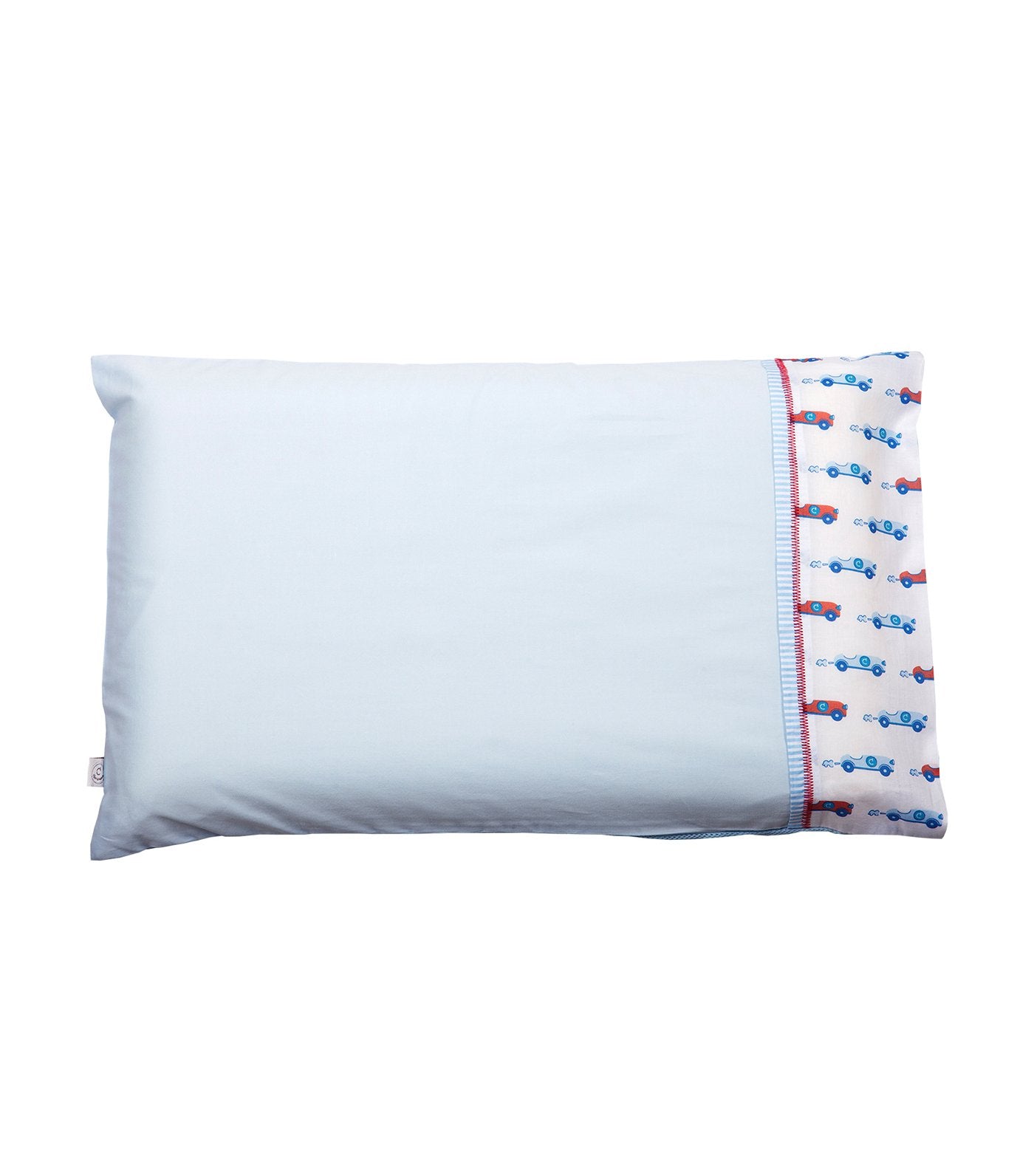 clevamama® blue toddler pillow case