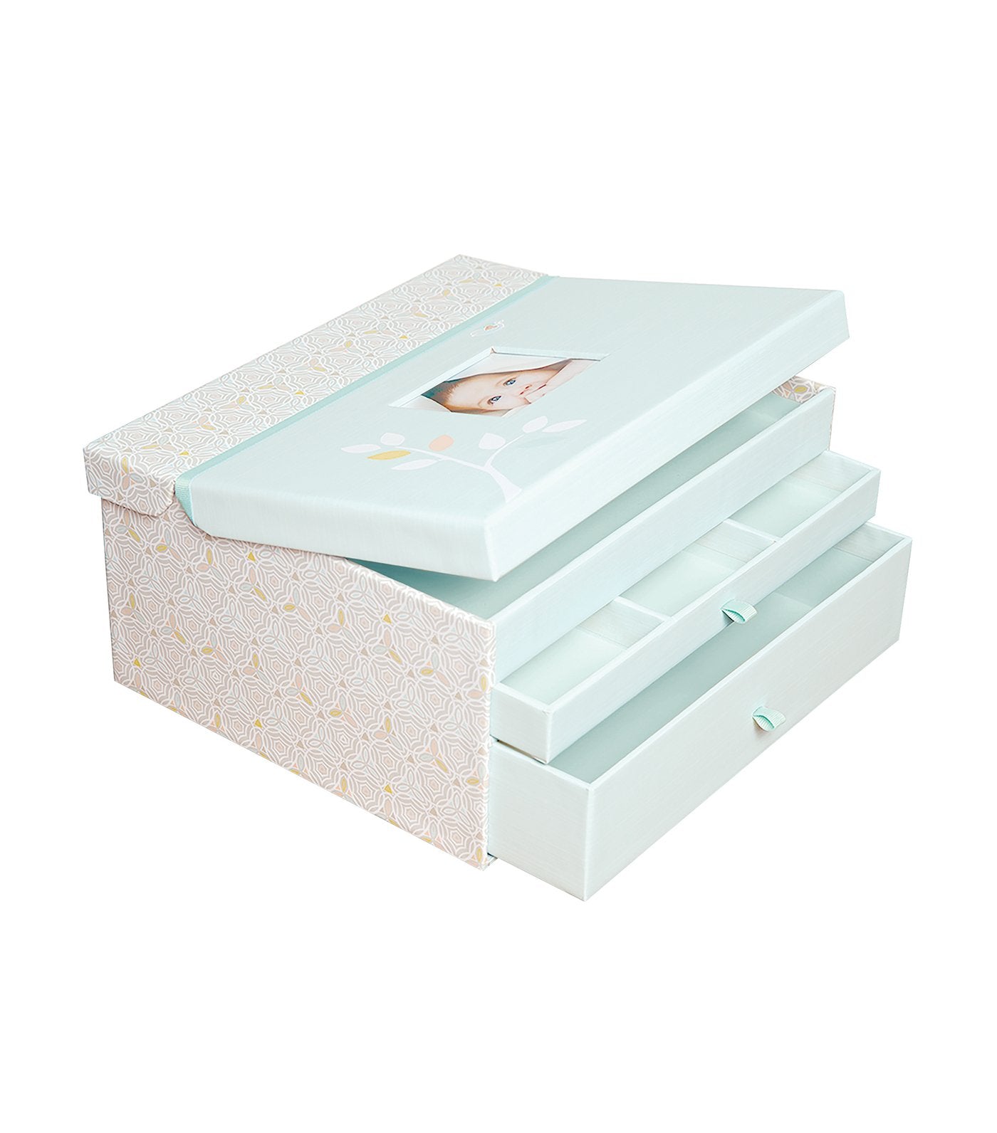 c.r. gibson linen tree baby keepsake chest