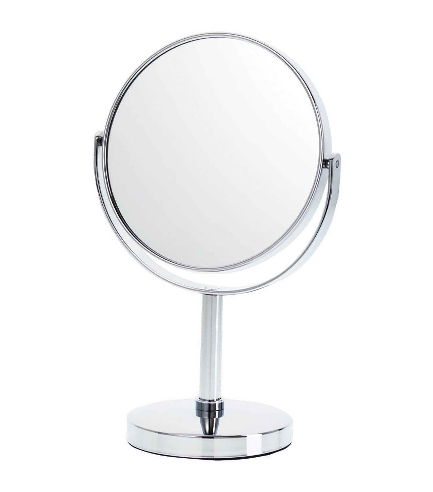 danielle creations silver midi chrome vanity mirror with five times magnification