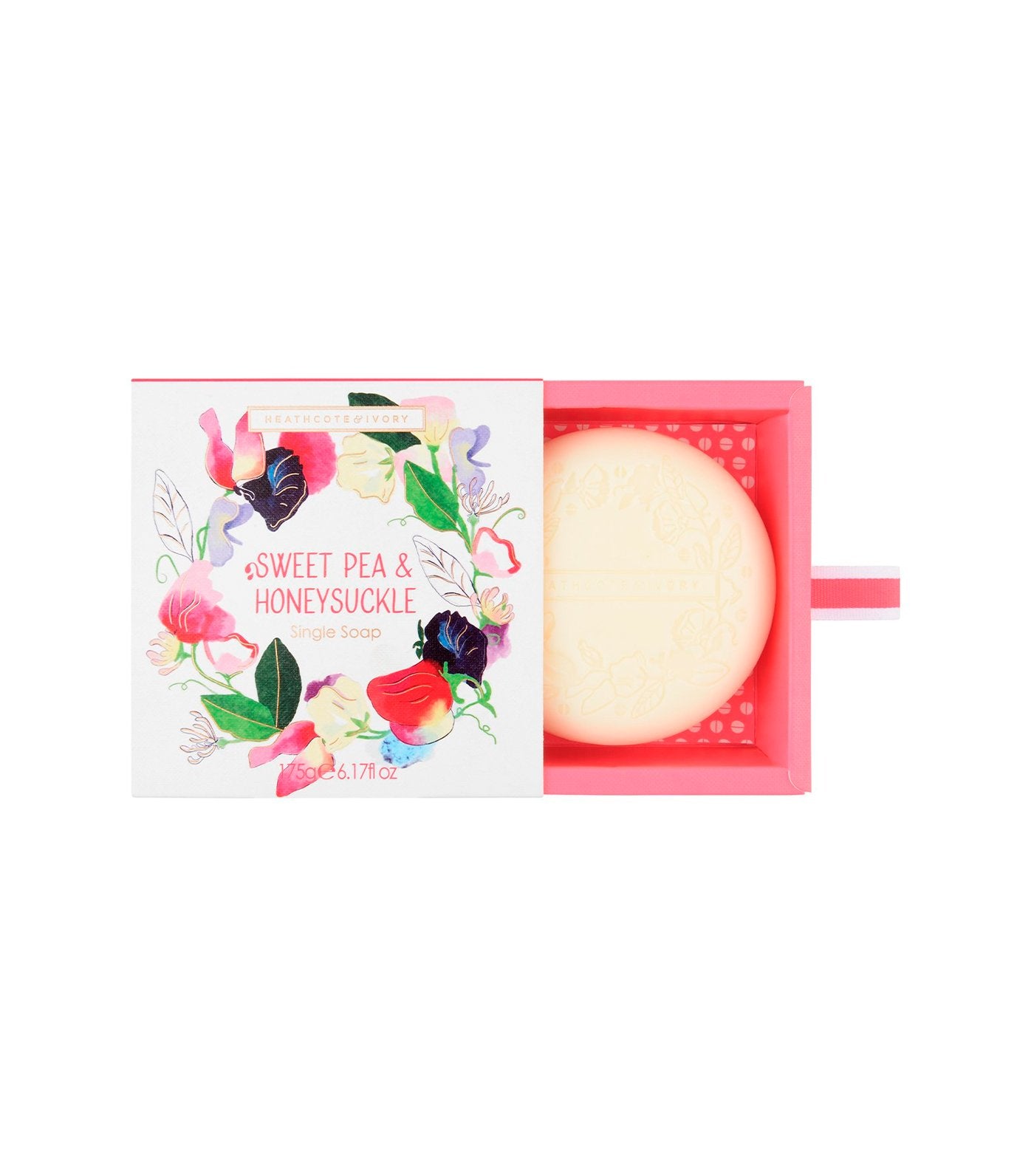 heathcote & ivory sweet pea and honeysuckle gift soap