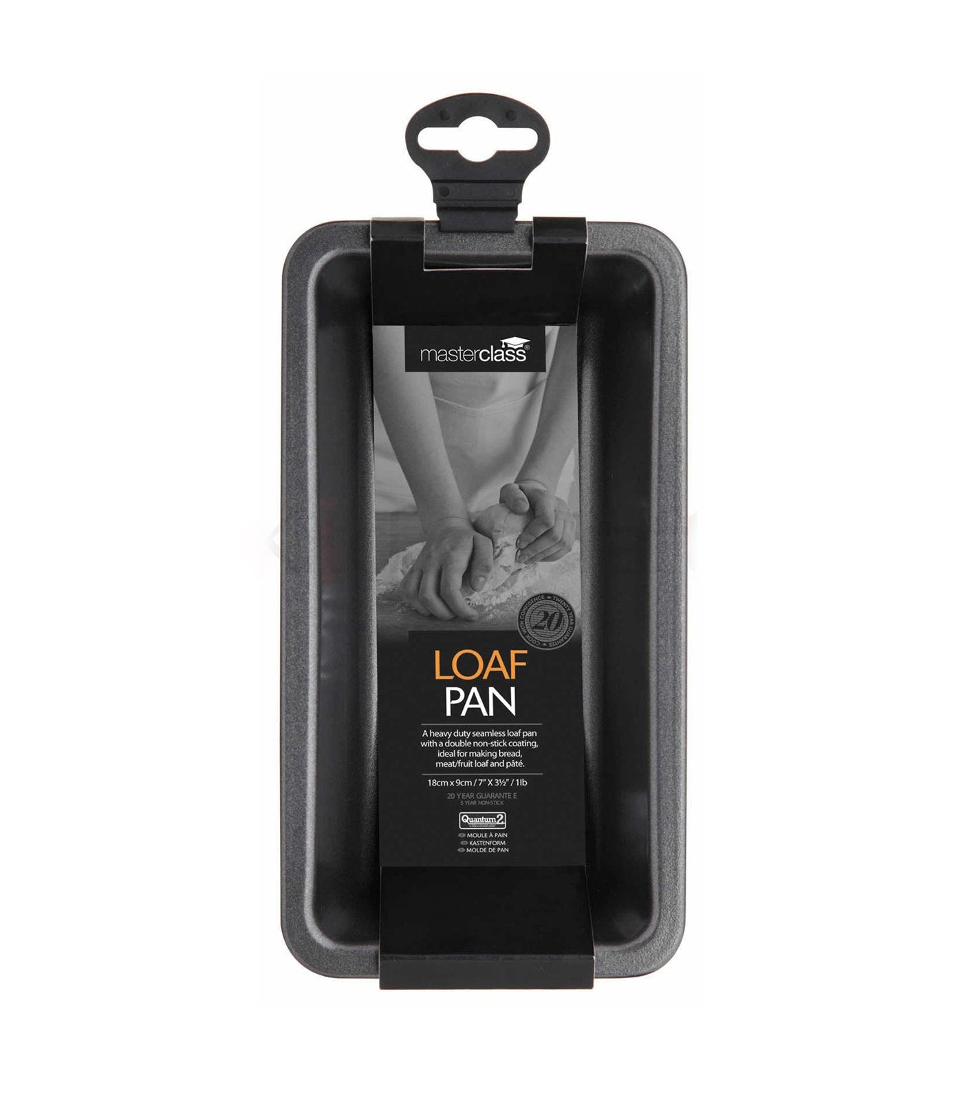kitchencraft masterclass non-stick 1lb seamless loaf pan