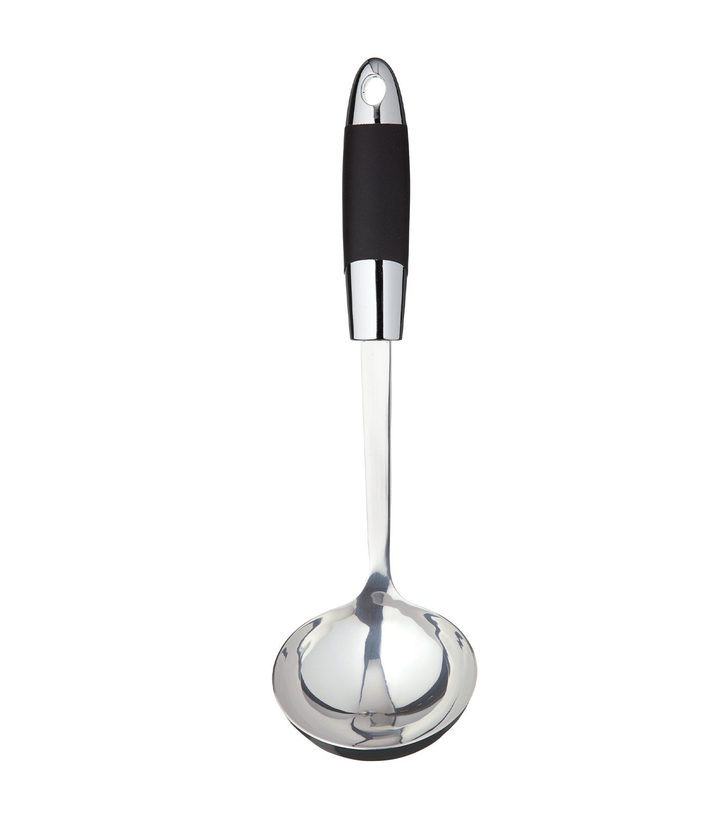 kitchencraft masterclass stainless steel soft grip soup ladle