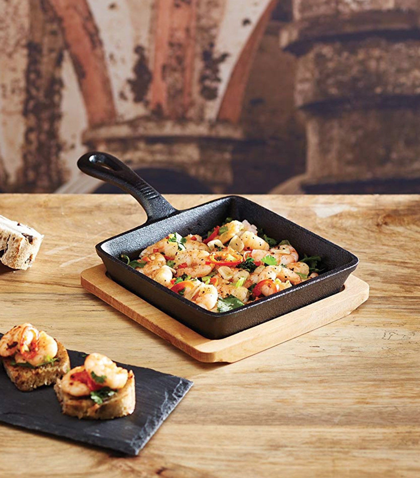 kitchen craft master class artesa 23cm mini cast iron frying pan