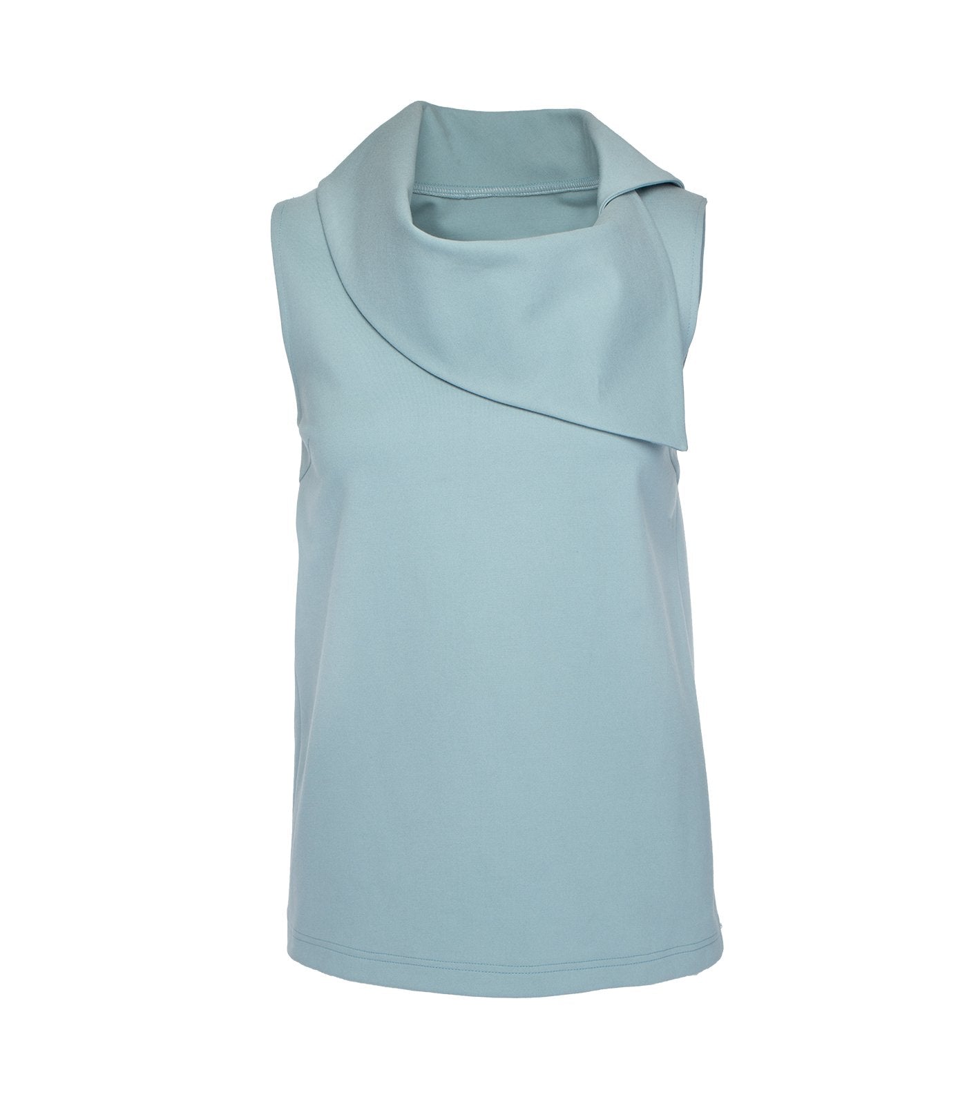 lady rustan amera asymmetrical collar top