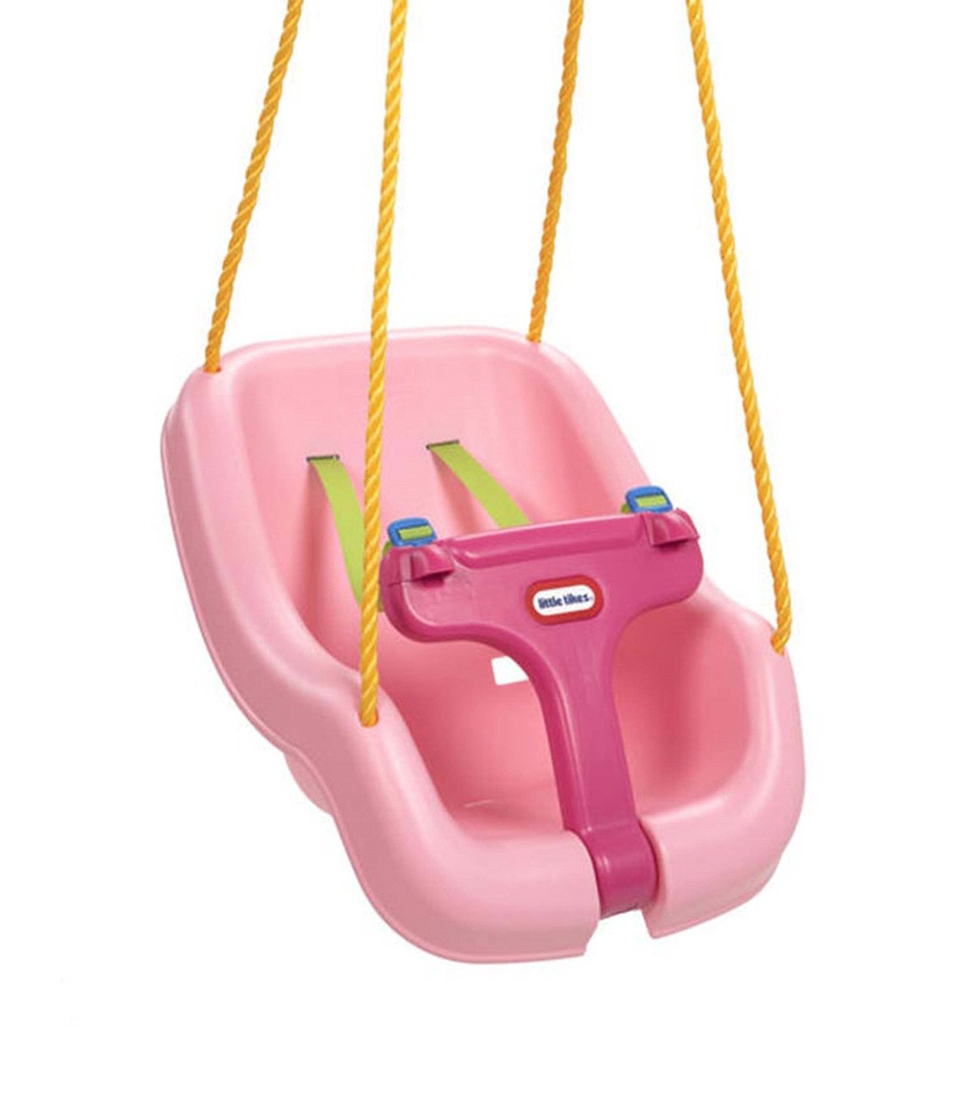 little tikes 2 in 1 snug n secure swing pink