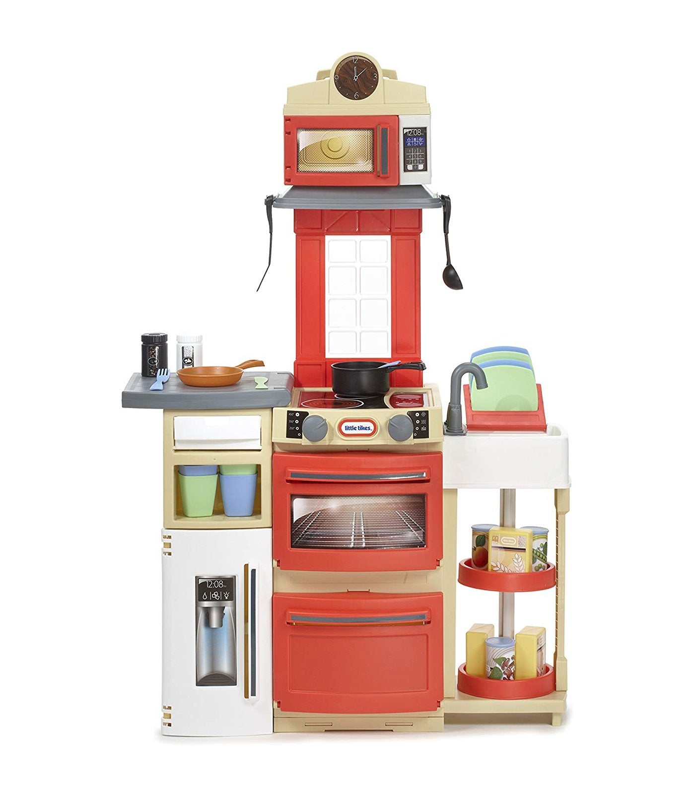 little tikes cook n store kitchen red