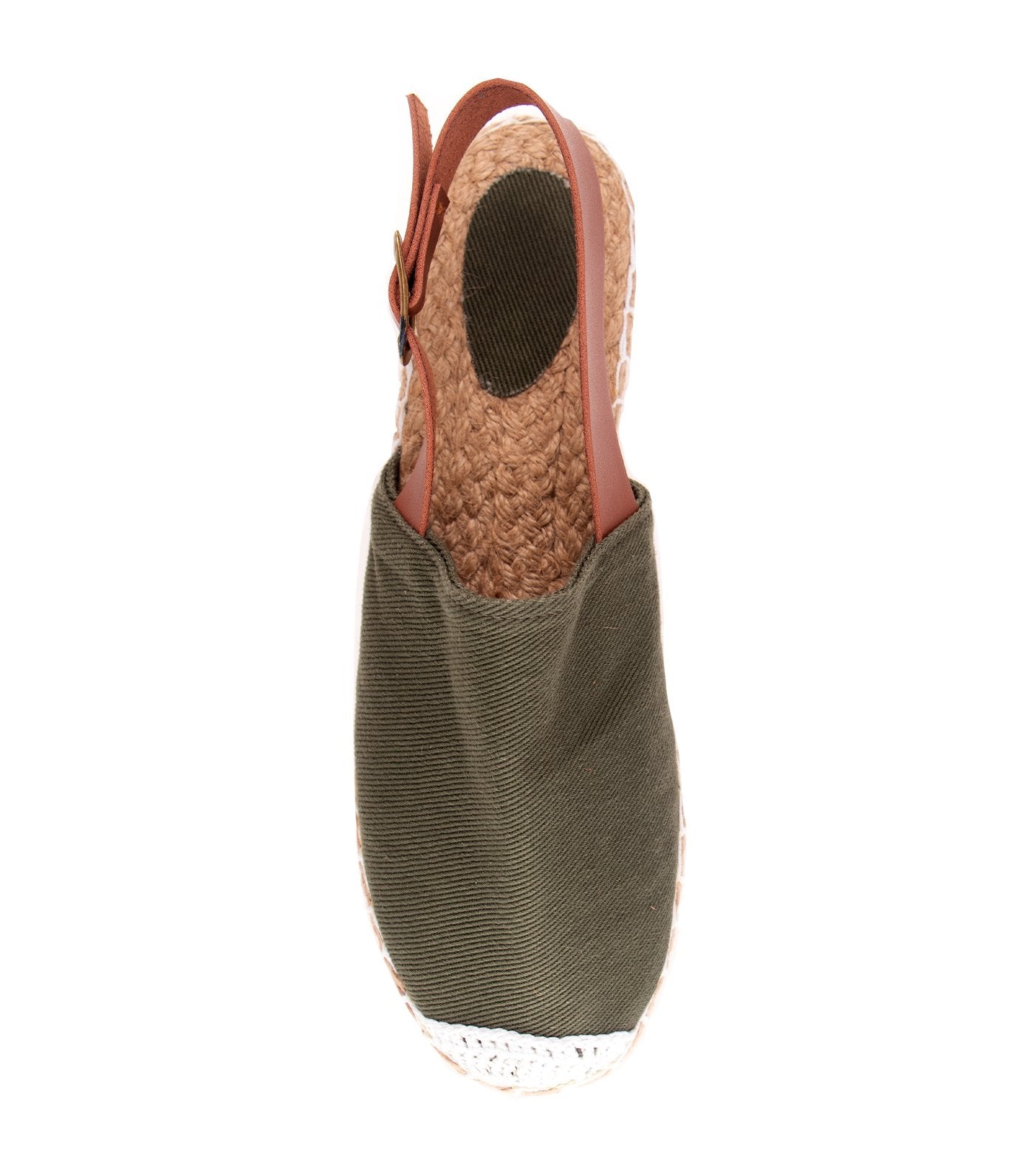 lotus elora espadrille slip ons olive