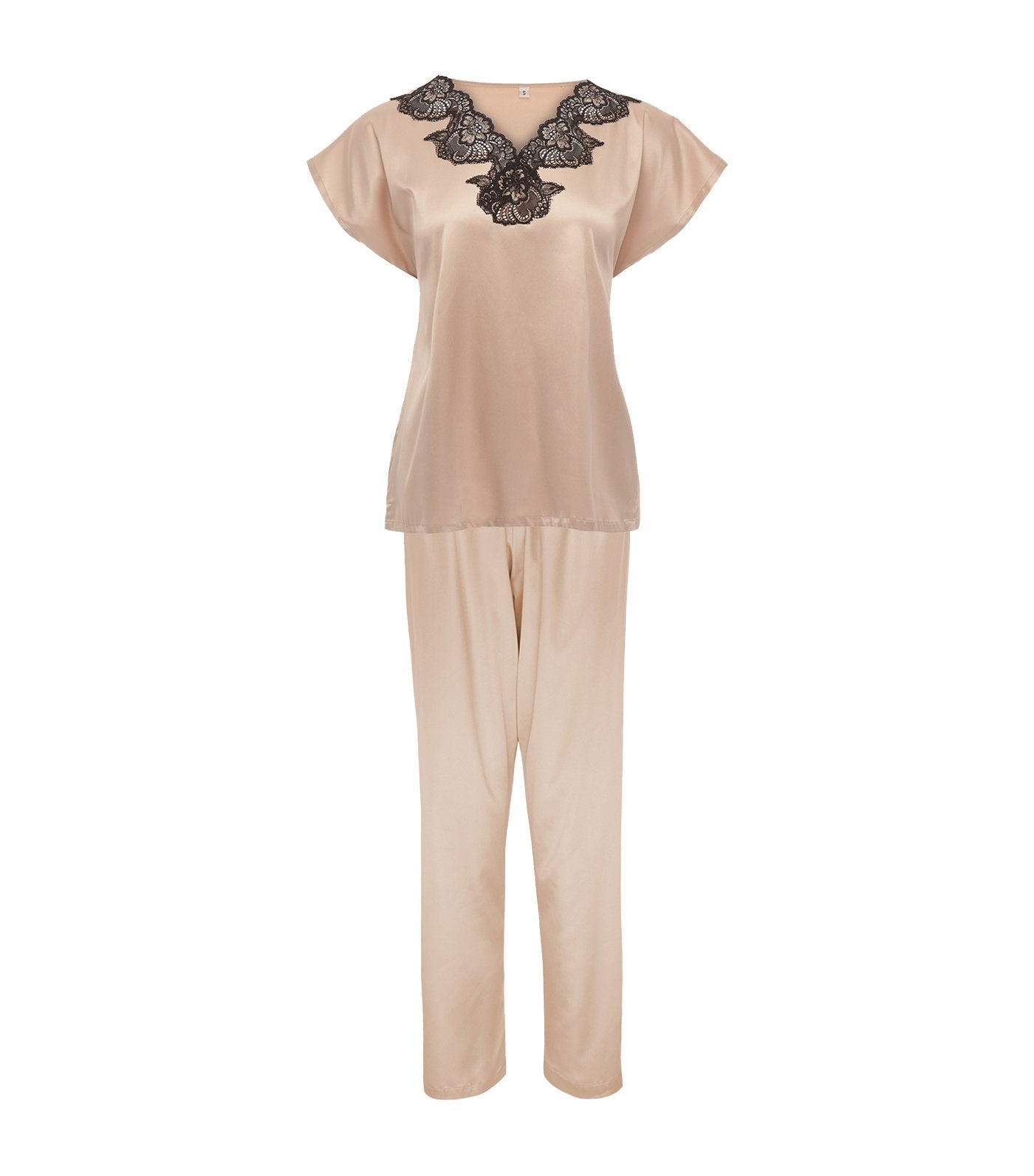 luna loungewear & sleepwear gretchen loungewear set beige