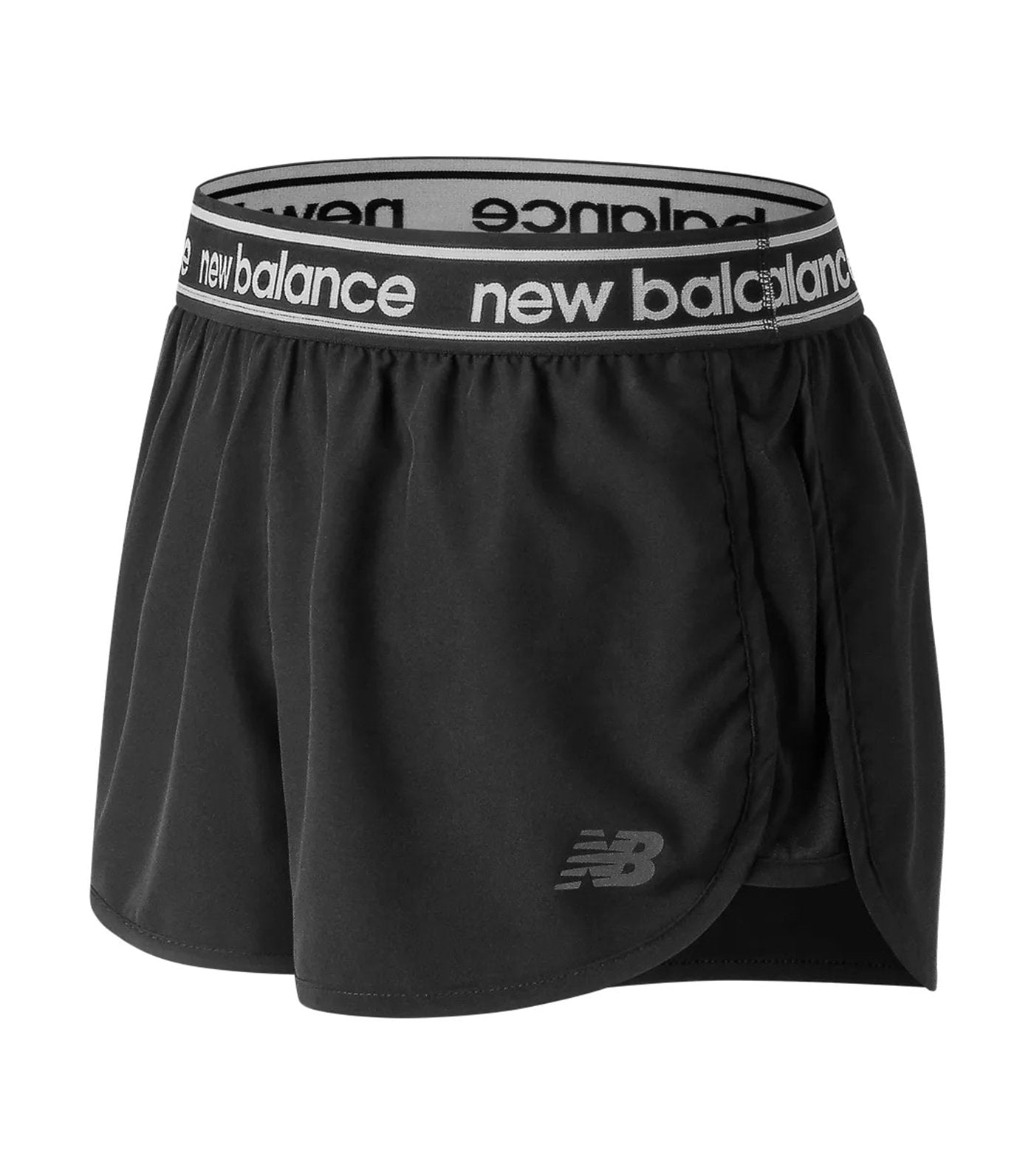 new balance accelerate 2.5 inch shorts in black