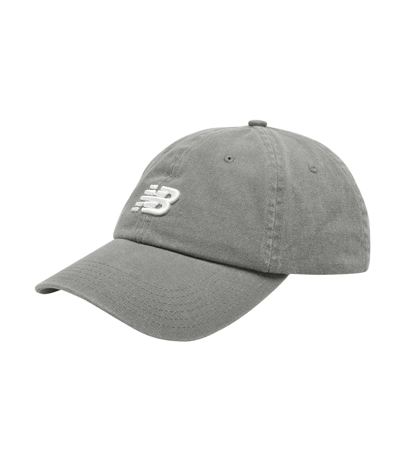 new balance 6 panel curved brim nb classic hat gray
