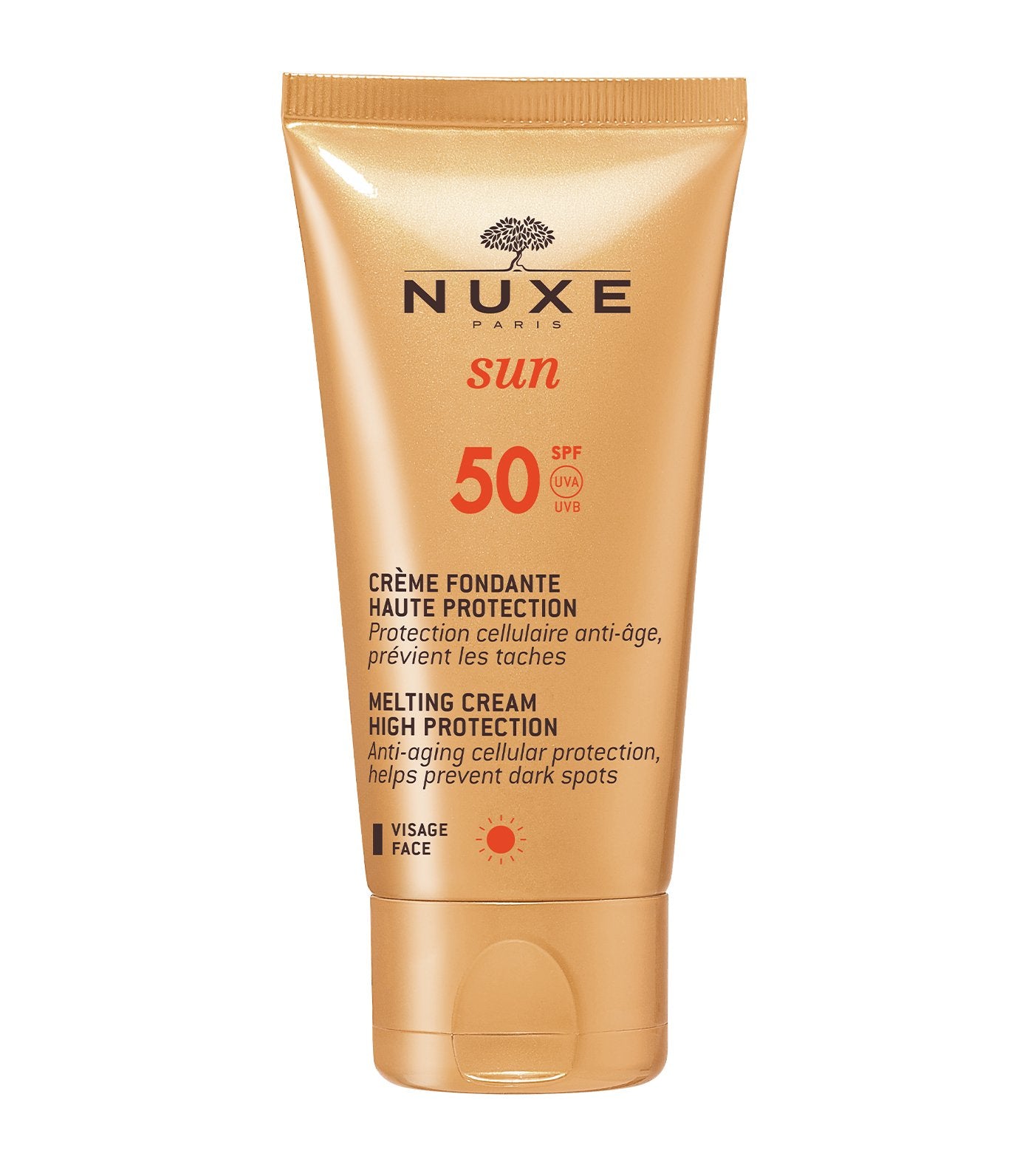nuxe sun melting cream high protection spf 50