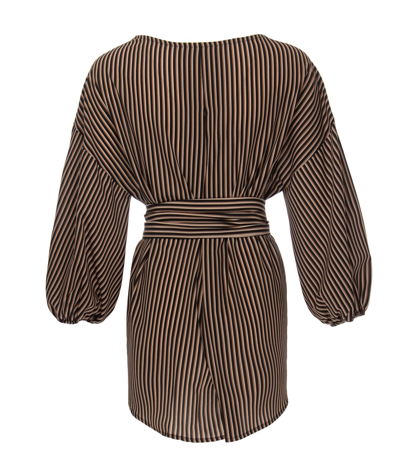 oleg cassini colette crepe blouse brown