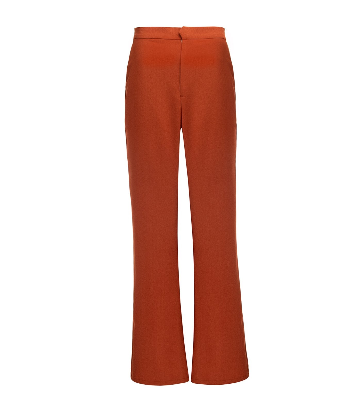 oleg cassini julie flared pants rust