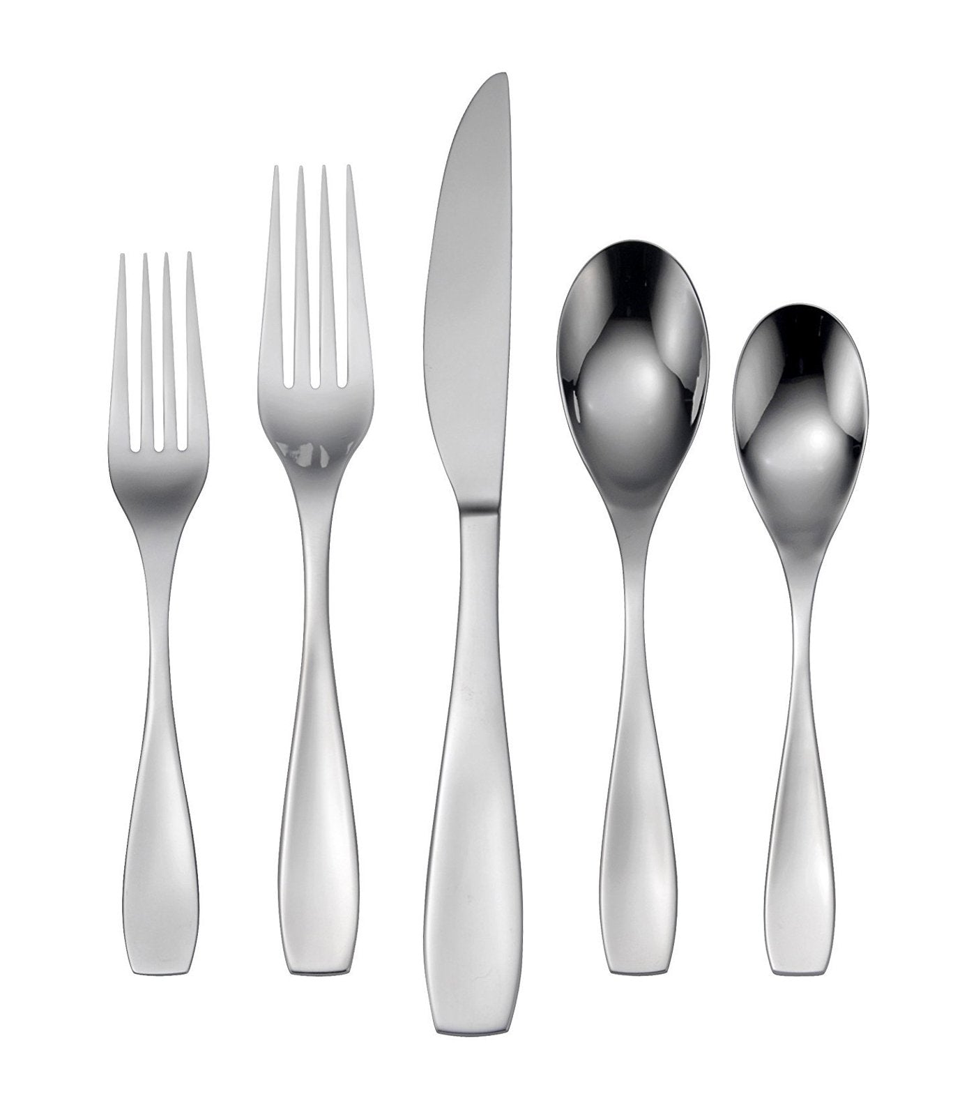 oneida colonial boston 45-piece flatware set, service for eight